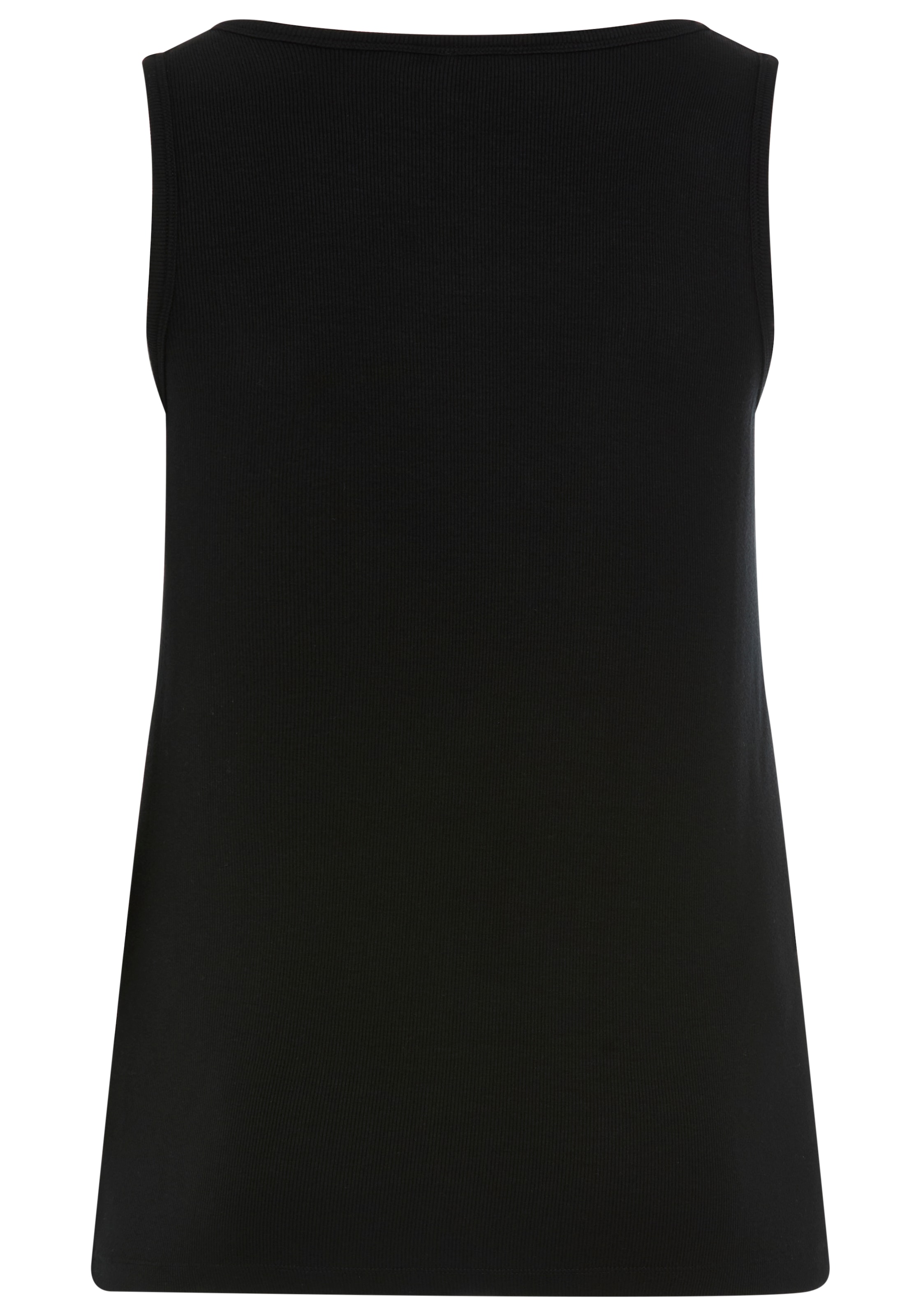 Laura Scott CURVE Tanktop figurbetonte Passform, aus Viskose und Elasthan, in Rippware