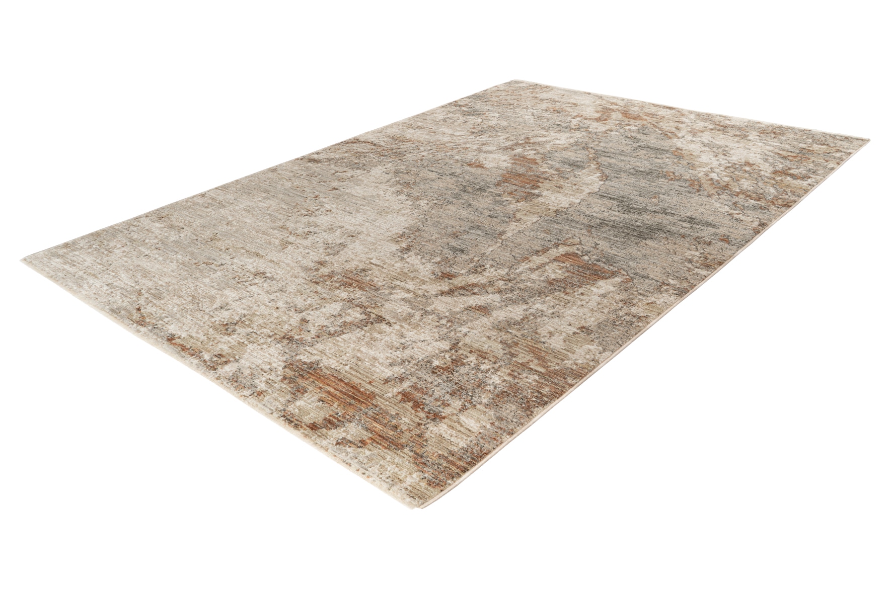 Obsession Teppich »My Everest 426« rechteckig 7 mm Höhe abstrakt gemustert, mit Fransen, Vintagedesign