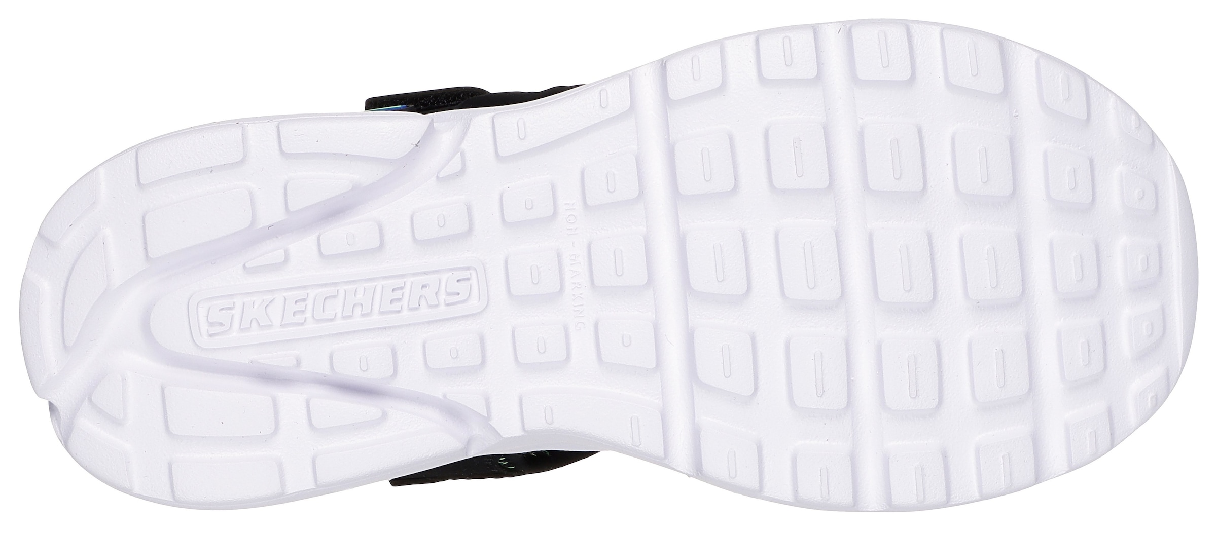 Skechers Sandale »RAZOR SPLASH-AQUA BUDDIES«, Sandale mit Klettverschluss, waschbar, Größenschablone zum Download