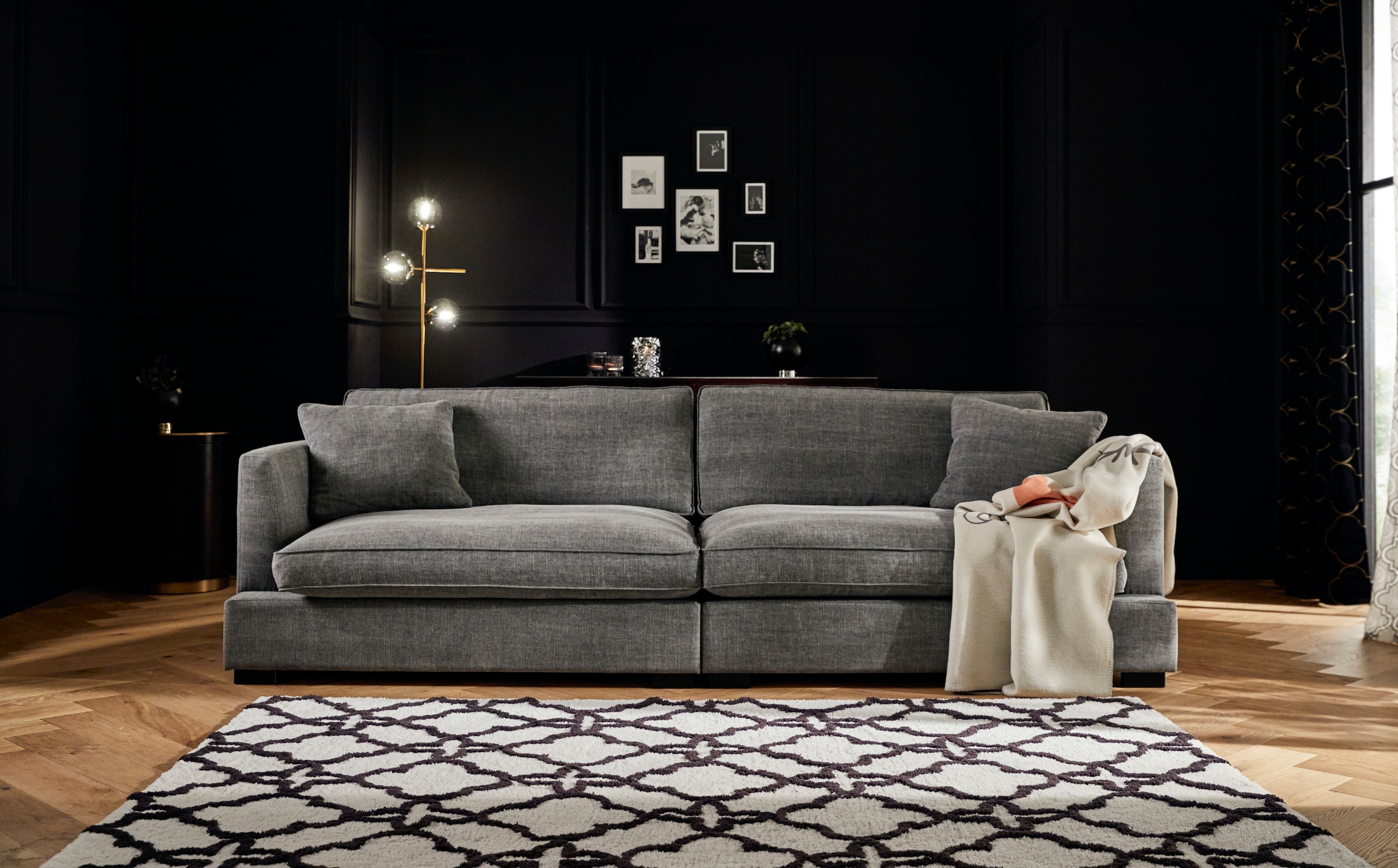 Guido Maria Kretschmer Home&Living Big-Sofa kuschiliger besonders auf weicher Sitzflächen Raten tiefen mit »Annera«, bestellen extra und Sitzkomfort