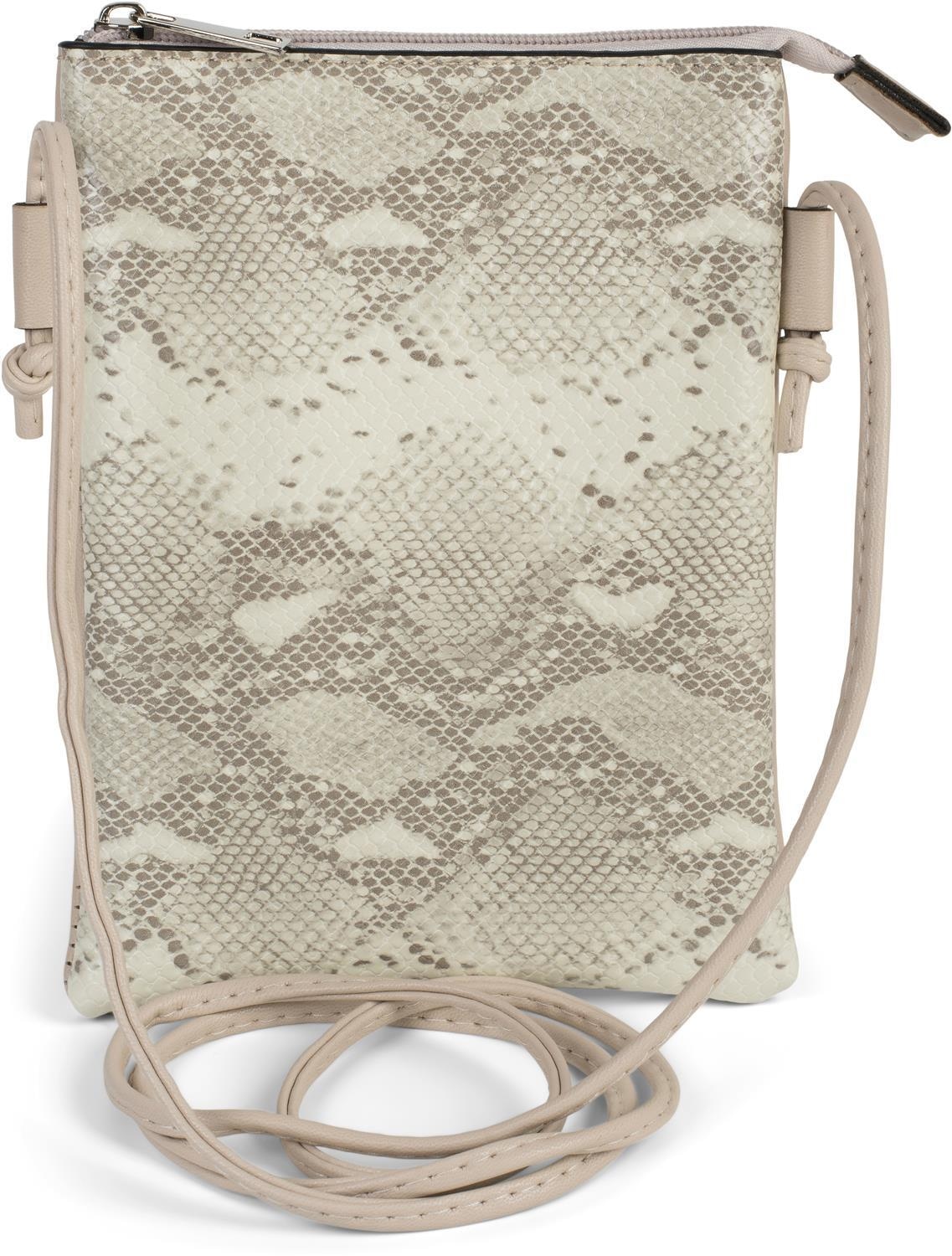 styleBREAKER Mini Bag »Mini Umhängetasche Schlangenleder Optik«