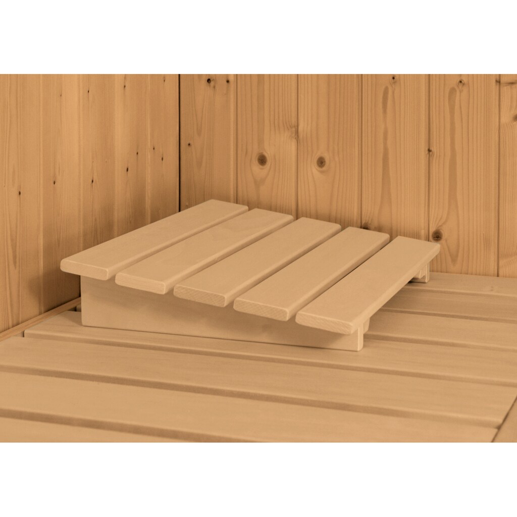 Karibu Sauna »Aline 3«, (Set), 9-kW-Bio-Ofen mit externer Steuerung