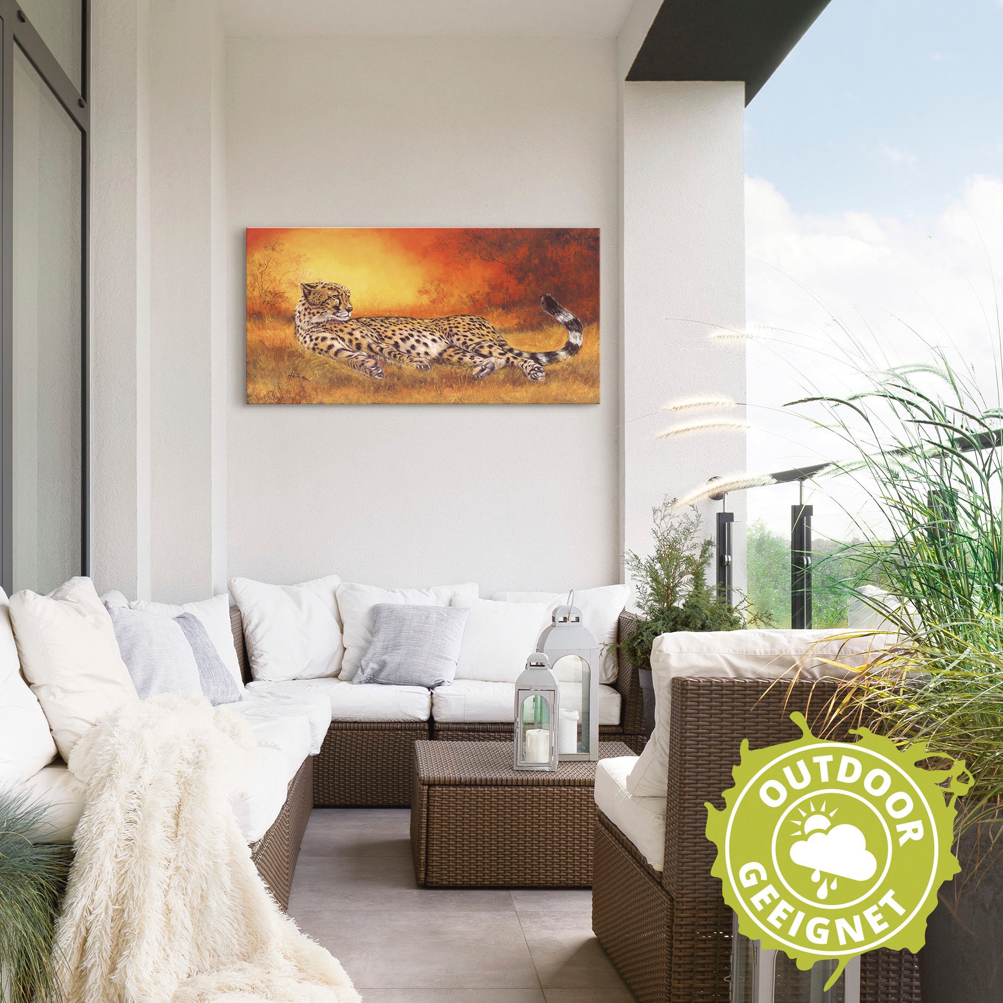 Artland Wandbild »Gepard« Geparden Bilder 1 Stk. tlg. als Alubild, Leinwandbild in verschied. Größen