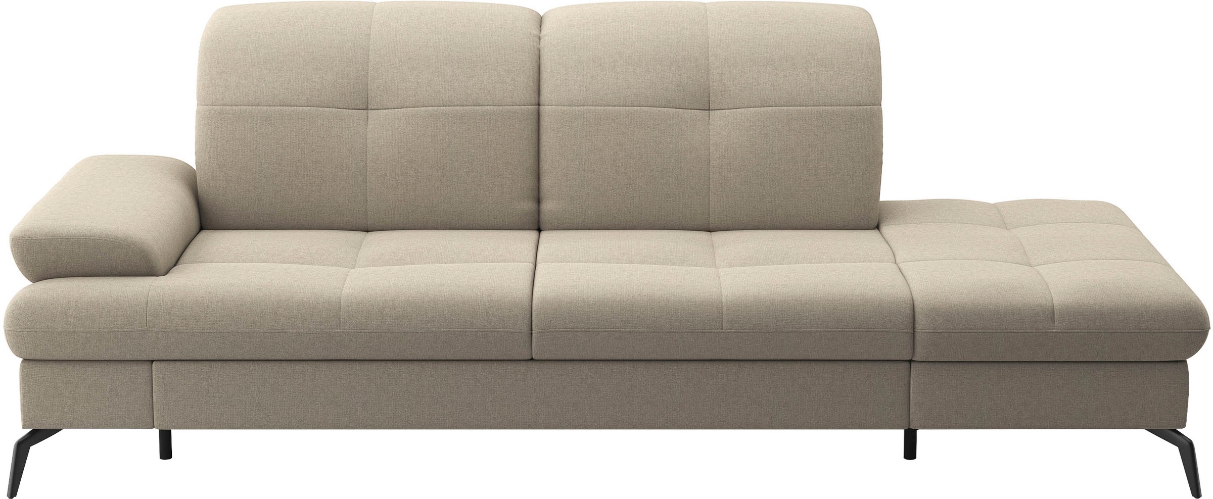 sit&more Recamiere »Amica, inkl. Sitztiefenverstellung und Armteilverstellung« wahlweise mit Kopfteilverstellung und Stauraum