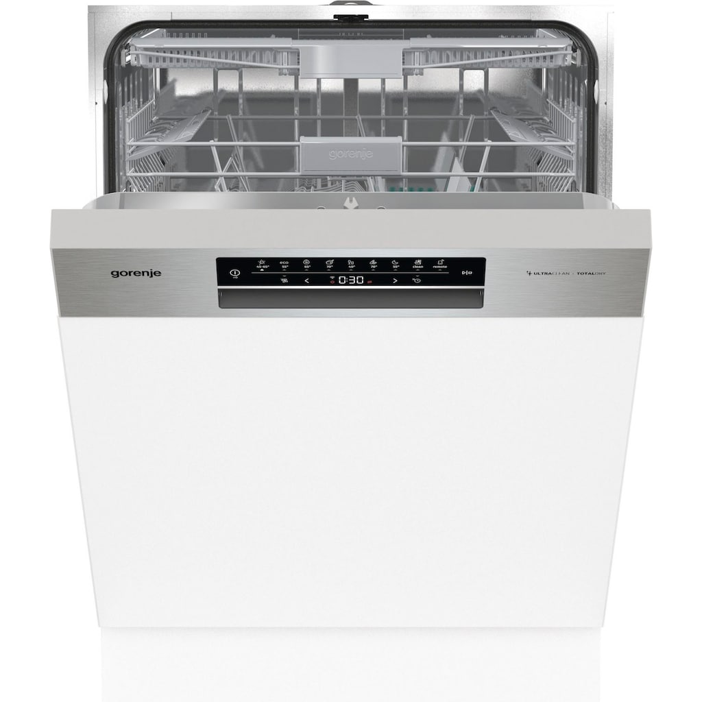 GORENJE teilintegrierbarer Geschirrspüler, GI673C60X, 16 Maßgedecke, automatische Türöffnung