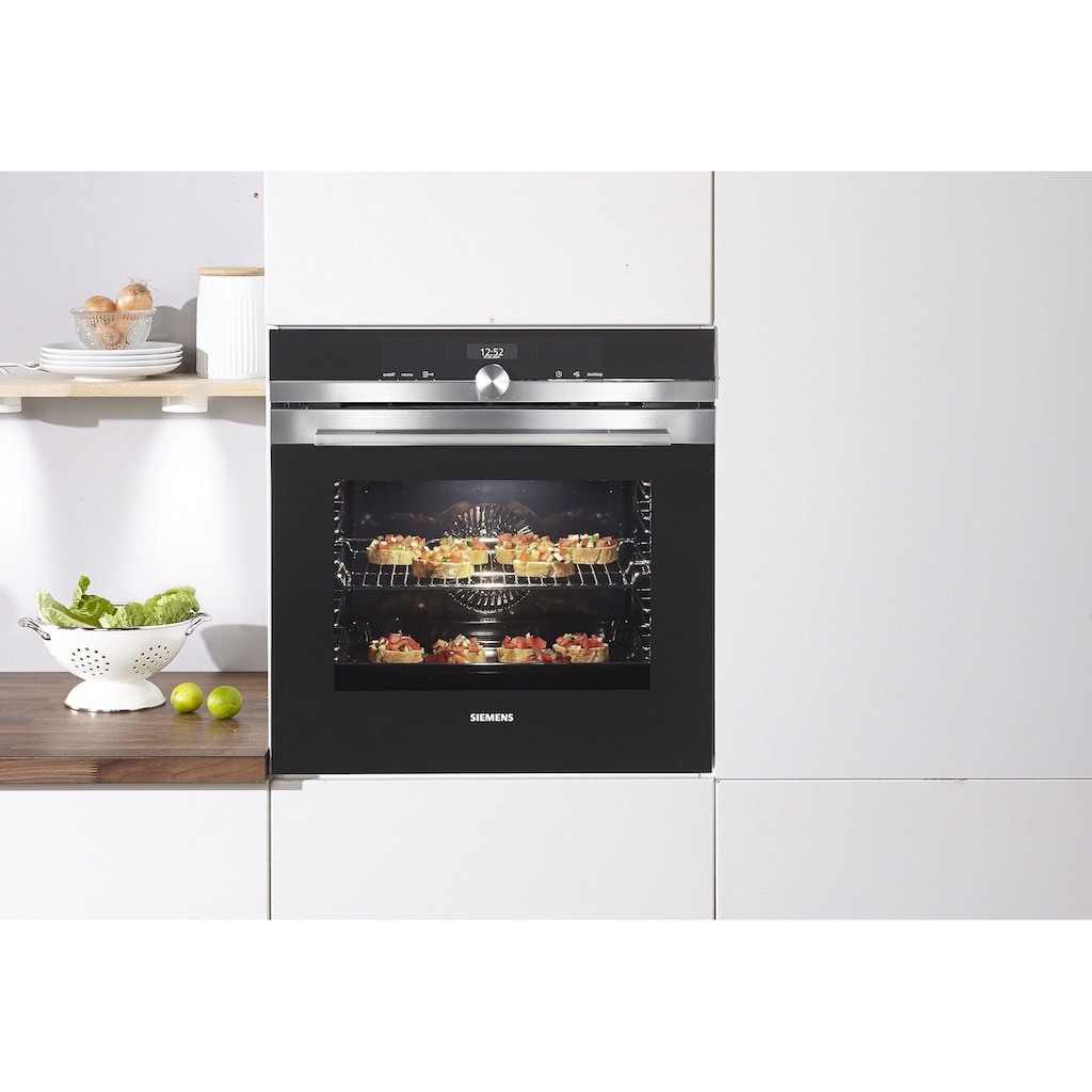 SIEMENS Pyrolyse Backofen »HB672GBS1«, iQ700, HB672GBS1, Pyrolyse-Selbstreinigung