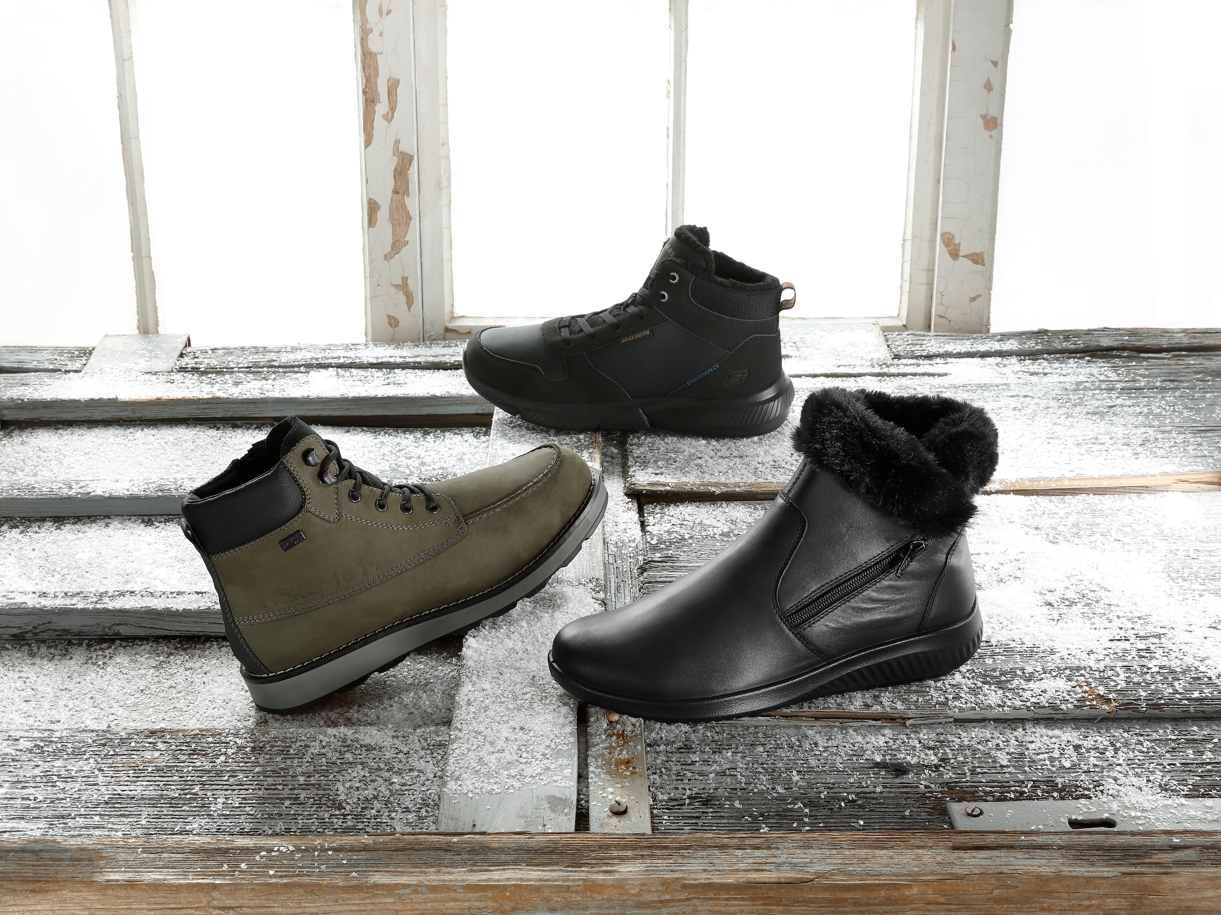 Jomos Winterstiefelette »Allegra«, Winterboots, Komfortstiefelette mit Reißverschluss, extraweit