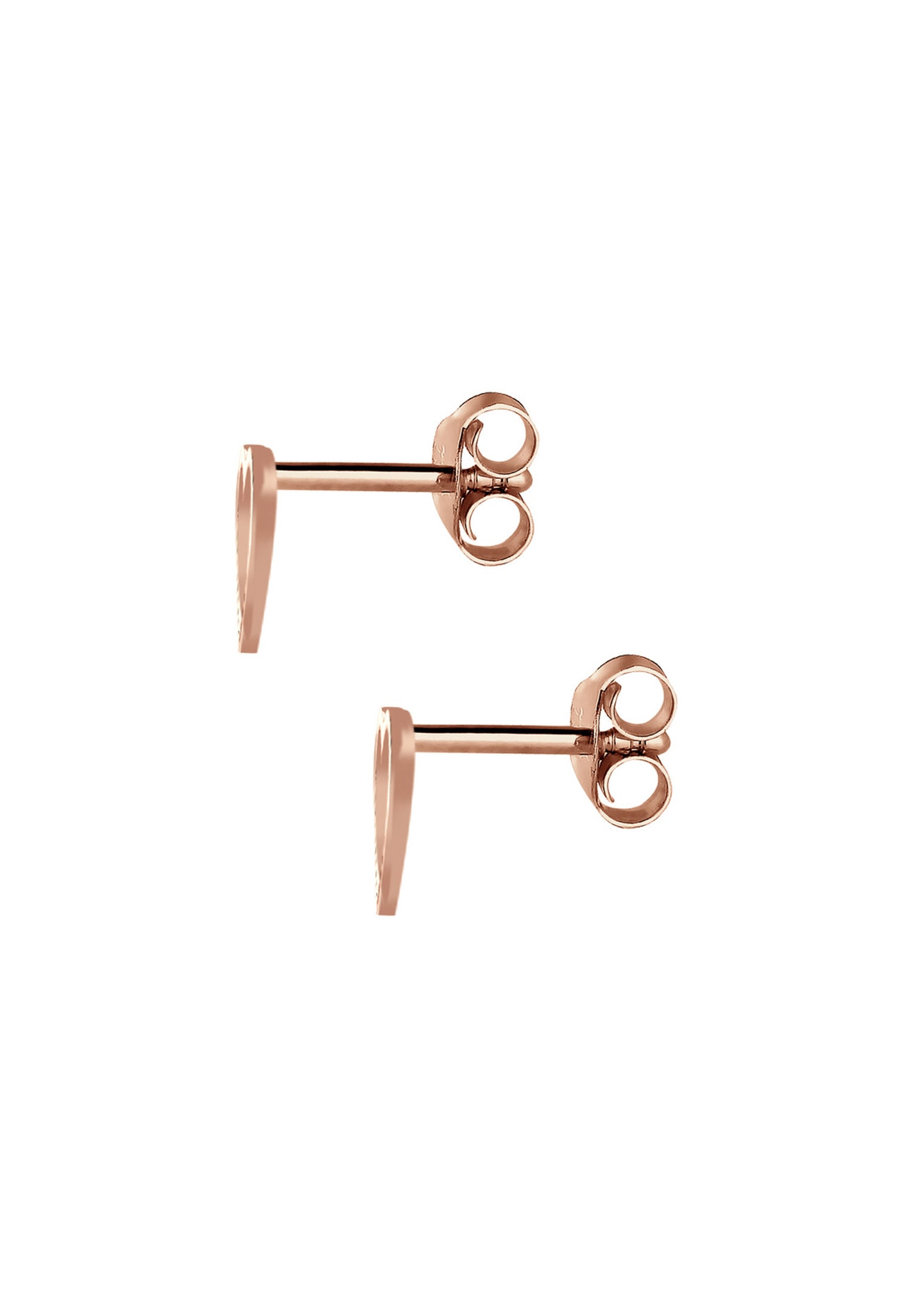 Elli Paar Ohrstecker »Ohrringe Herz Basic Liebe Filigran Hochwertig 925 Silber«