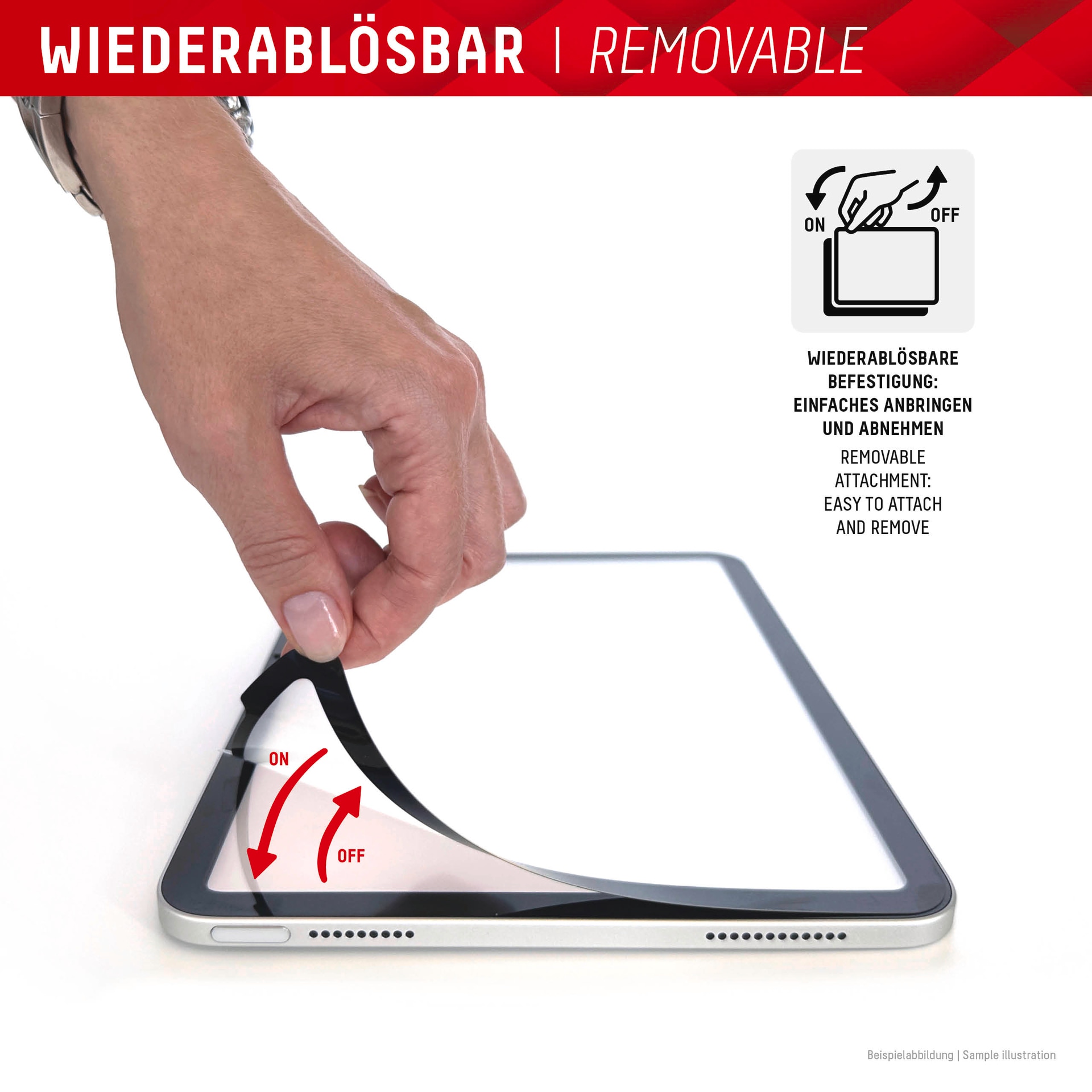 Displex Displayschutzfolie »Tablet PaperSense« für Apple iPad Pro 11 (1./2./3./4. Gen.);Apple iPad Air (4./5. Gen.) Schreiben wie auf Papier