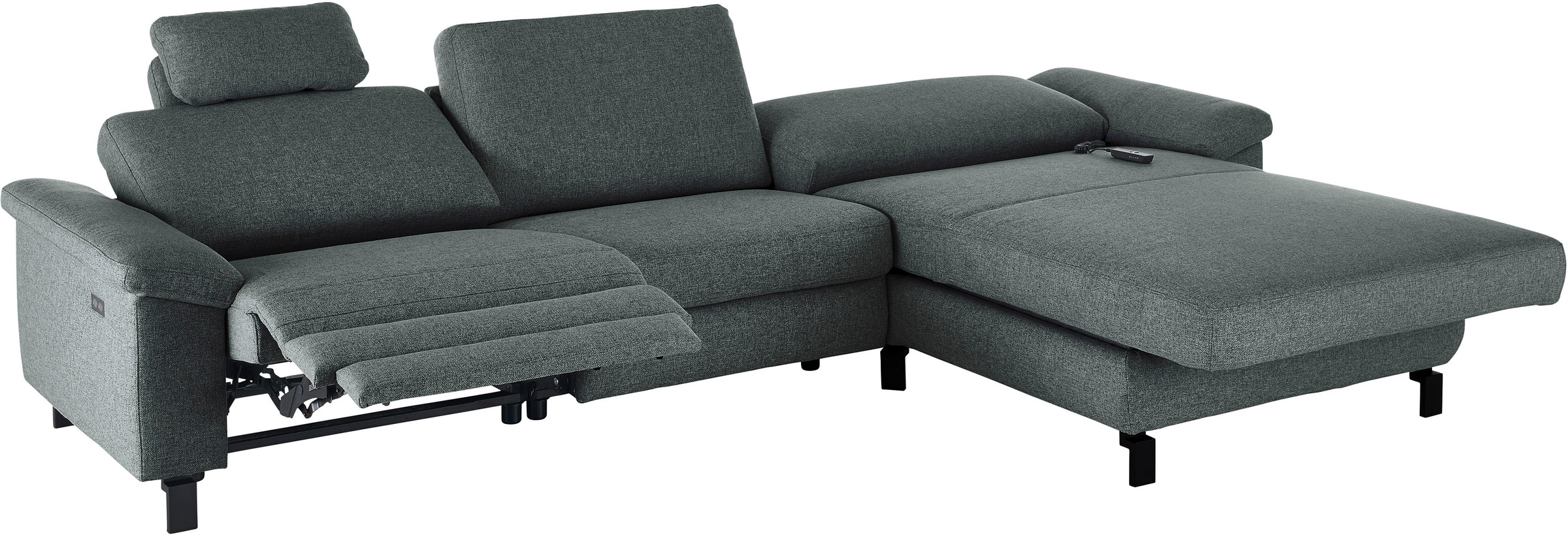 3C Candy Ecksofa »Mainau L-Form« Relaxfunktion im 1,5-Sitzer, motorische Schlaffunktion in Longchair