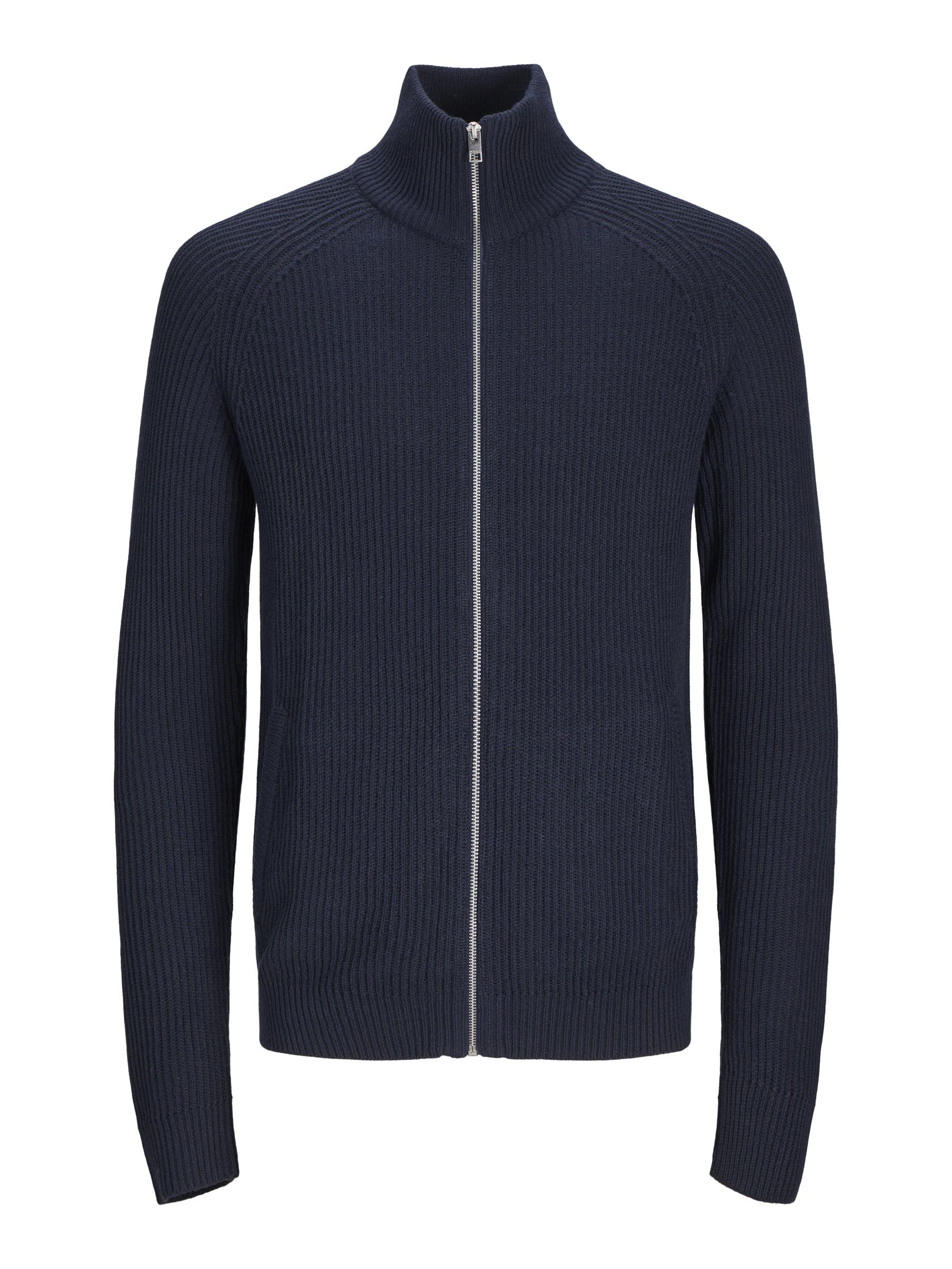 Jack & Jones Strickjacke »JJPANNEL KNIT ZIP CARDIGAN AW24«