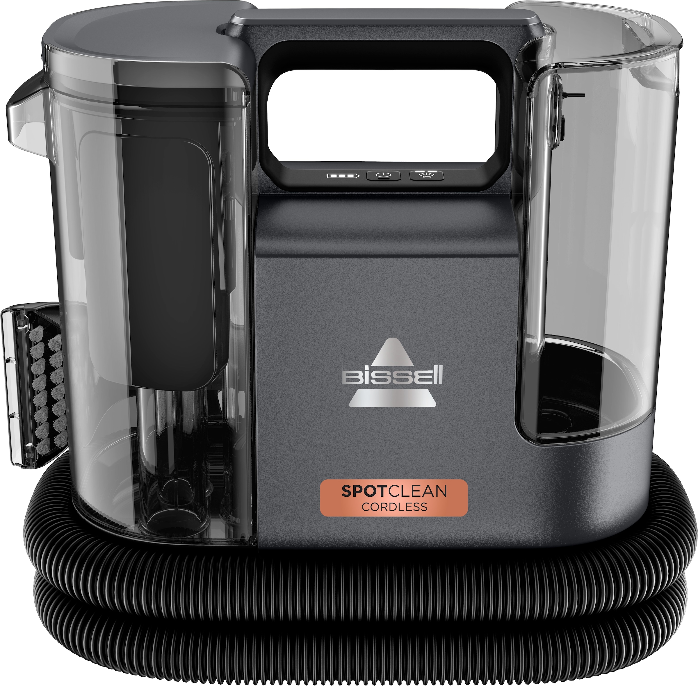 Bissell Wasch-Sauger »3681N SpotClean Cordless, leicht, klein, kabellos, Dual-Tank«, 12kPa, reinigt Flecken auf Teppich, Polster, Autositz & Gartenmöbel