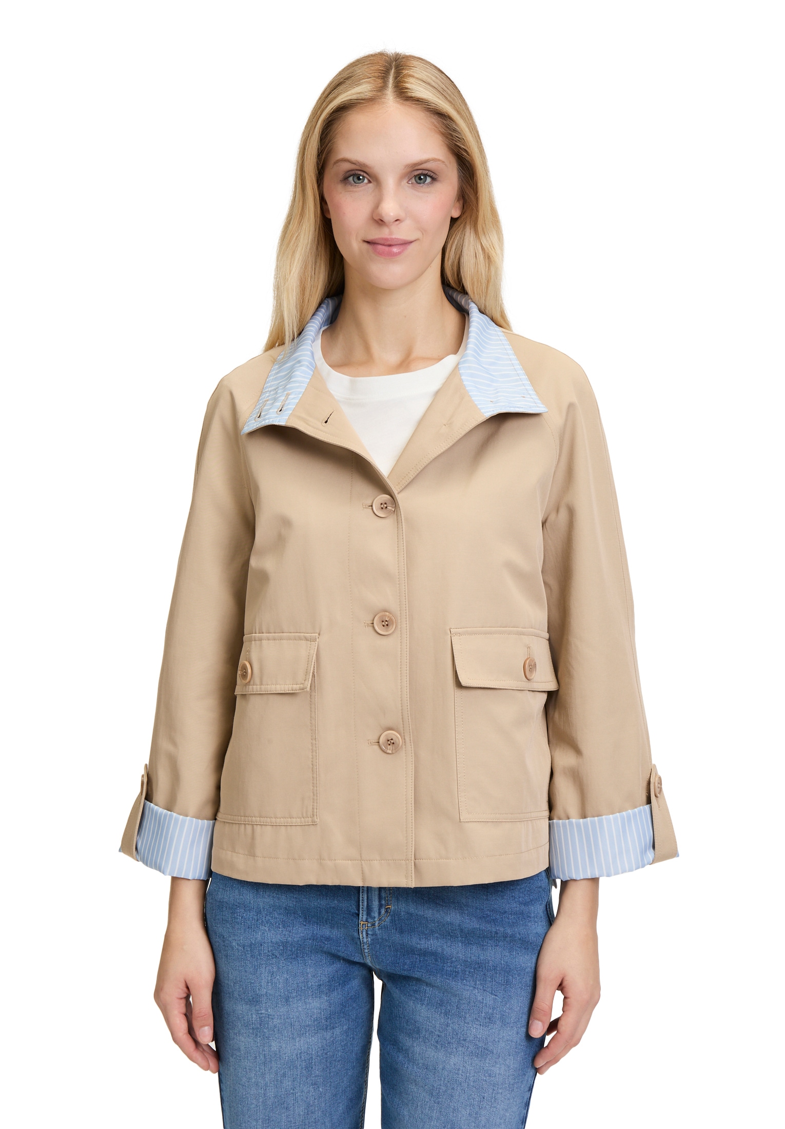 Cartoon Outdoorjacke »Casual-Jacke mit aufgesetzten Taschen«