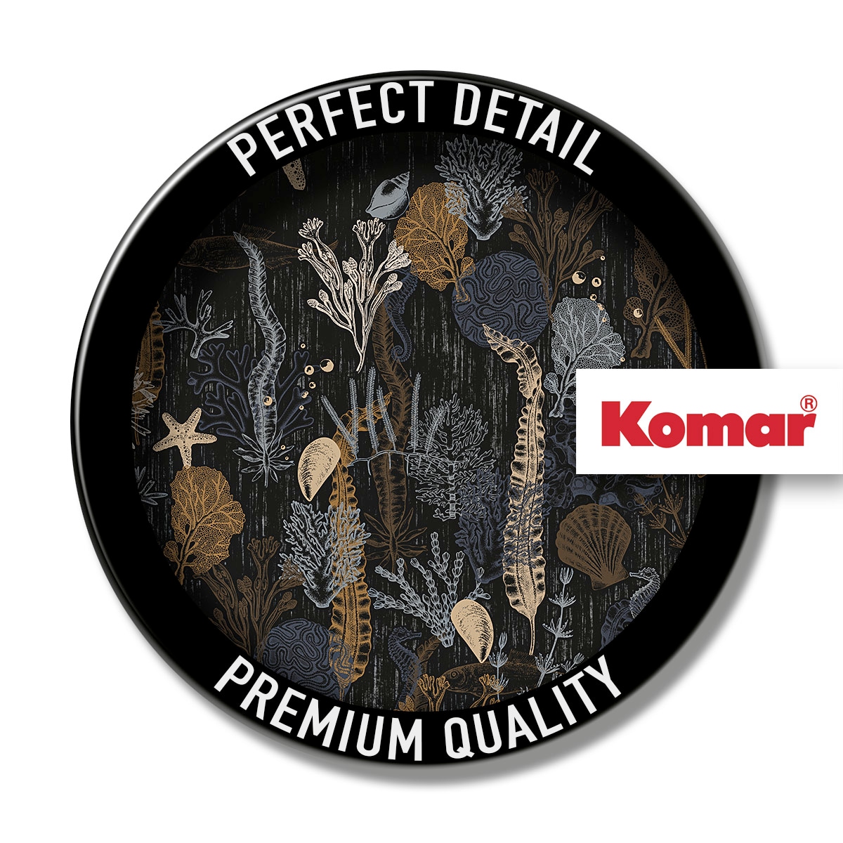 Komar Fototapete »Digitaldruck Vlies -  Deep Delight - Größe 500 x 250 cm« bedruckt | geblümt | gemustert | tropisch glatt Wohnzimmer, Schlafzimmer