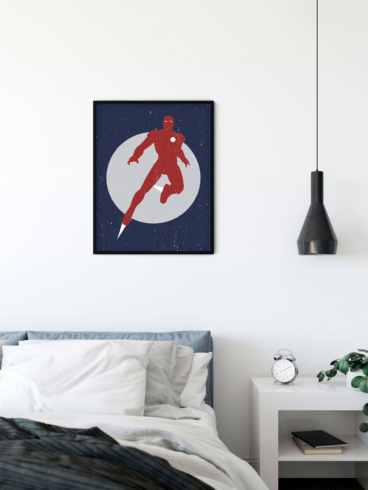 Komar Wandbild »Iron Man Fly«, (1 St.), Deutsches Premium-Poster Fotopapier mit seidenmatter Oberfläche und hoher Lichtbeständigkeit. Für fotorealistische Drucke mit gestochen scharfen Details und hervorragender Farbbrillanz.