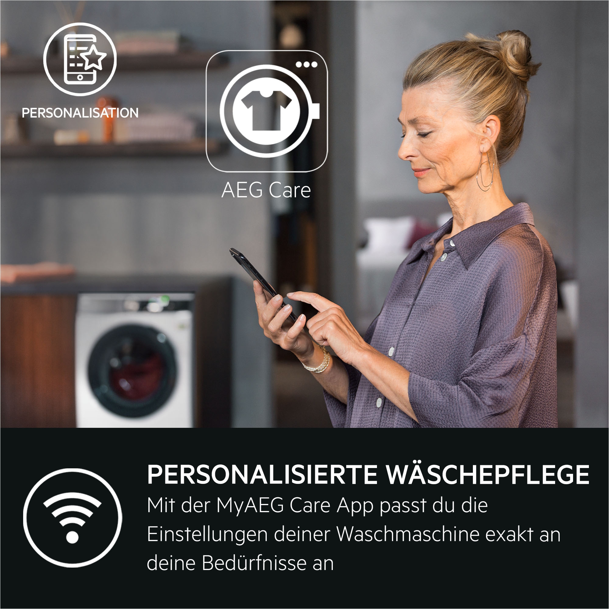 AEG Waschmaschine 7000 »LR7EW75610 914505106«, 11 kg, 1600 U/min, ProSteam Knitterschutz