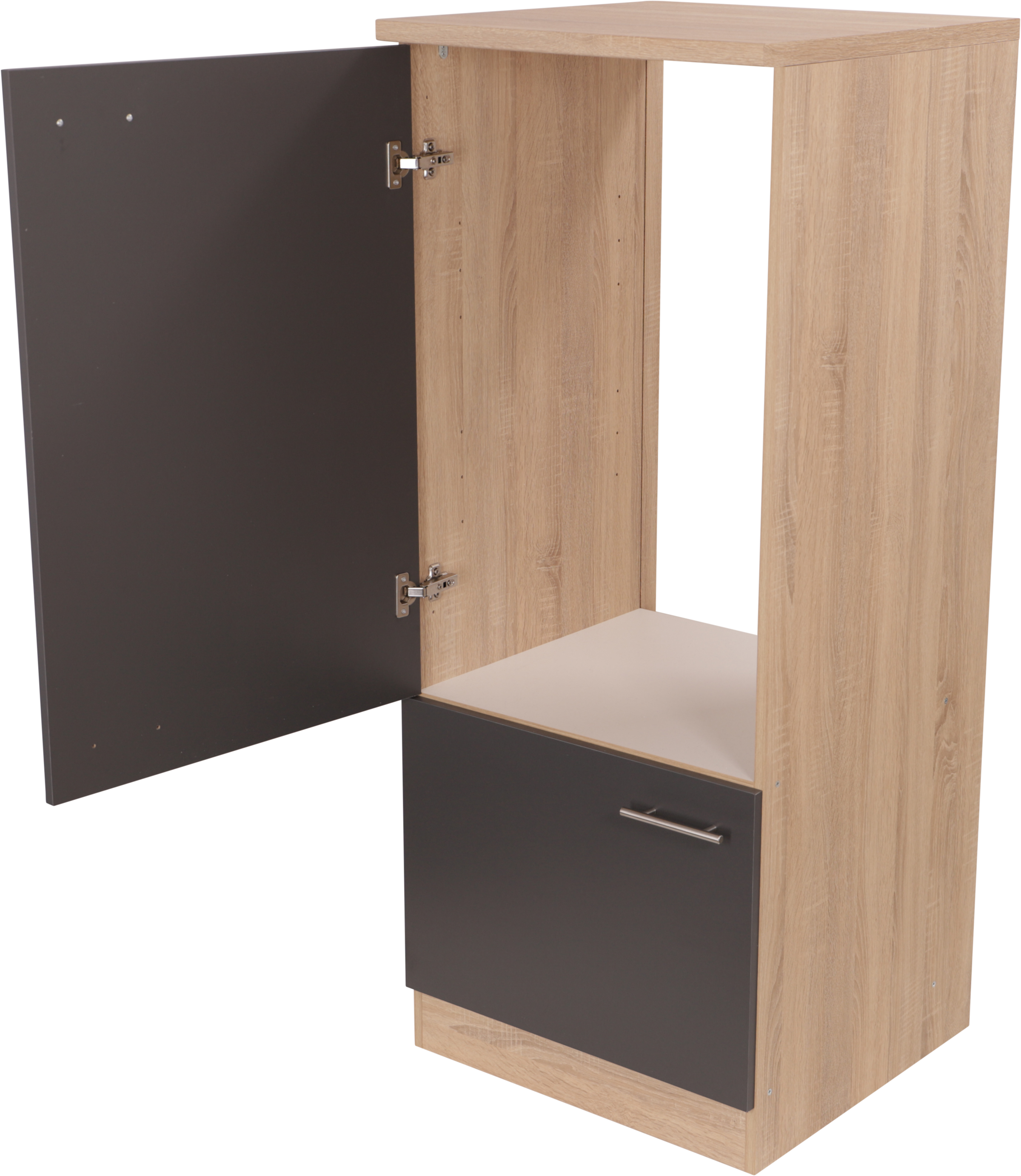 RESPEKTA Kühlumbauschrank »Merle« Breite 60 cm, Türen wechselseitig anschlagbar, Höhe 144,8 cm