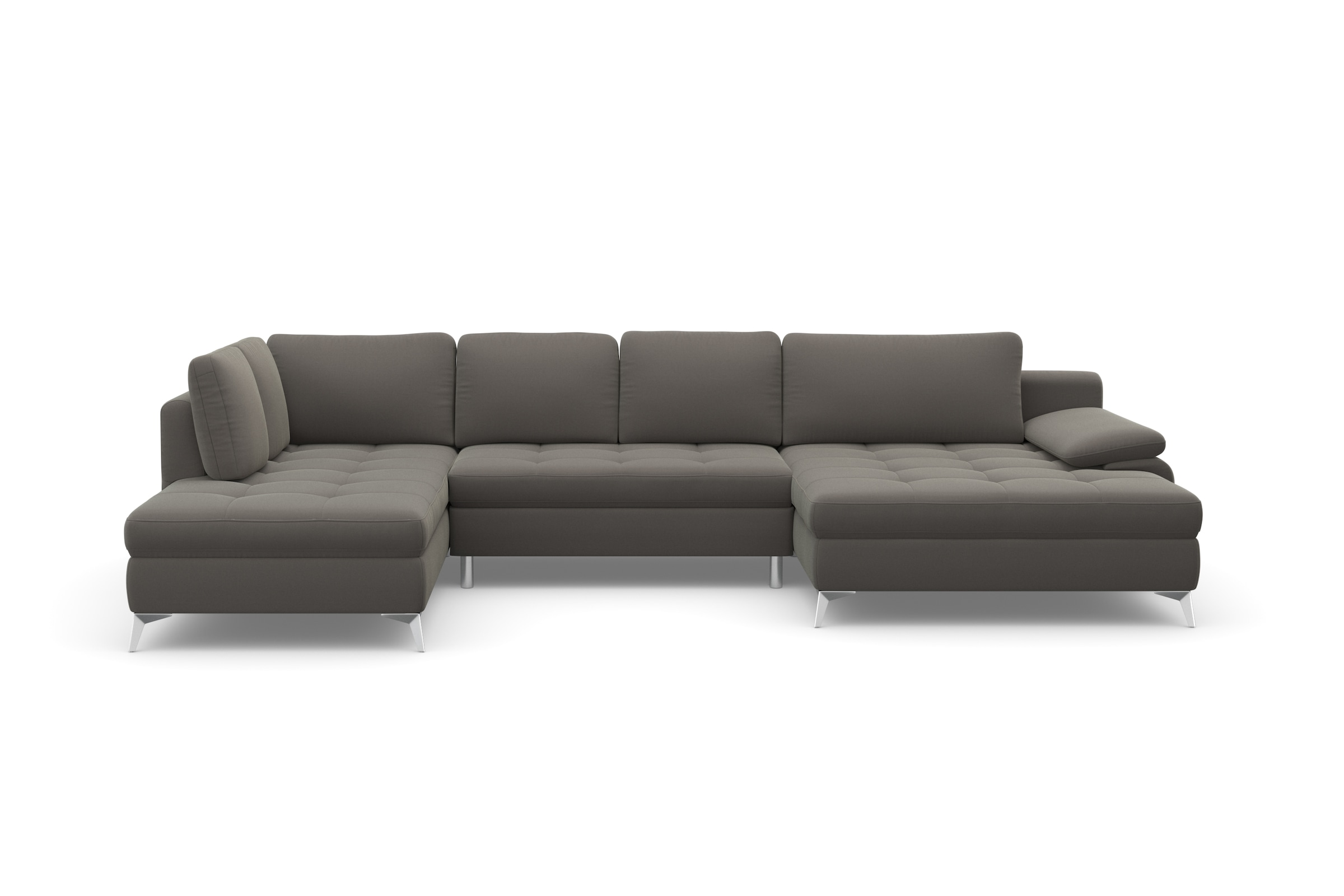 sit&more Wohnlandschaft »Latigo U-Form«, mit Mega-Recamiere, wahlweise mit Bettfunktion und Bettkasten