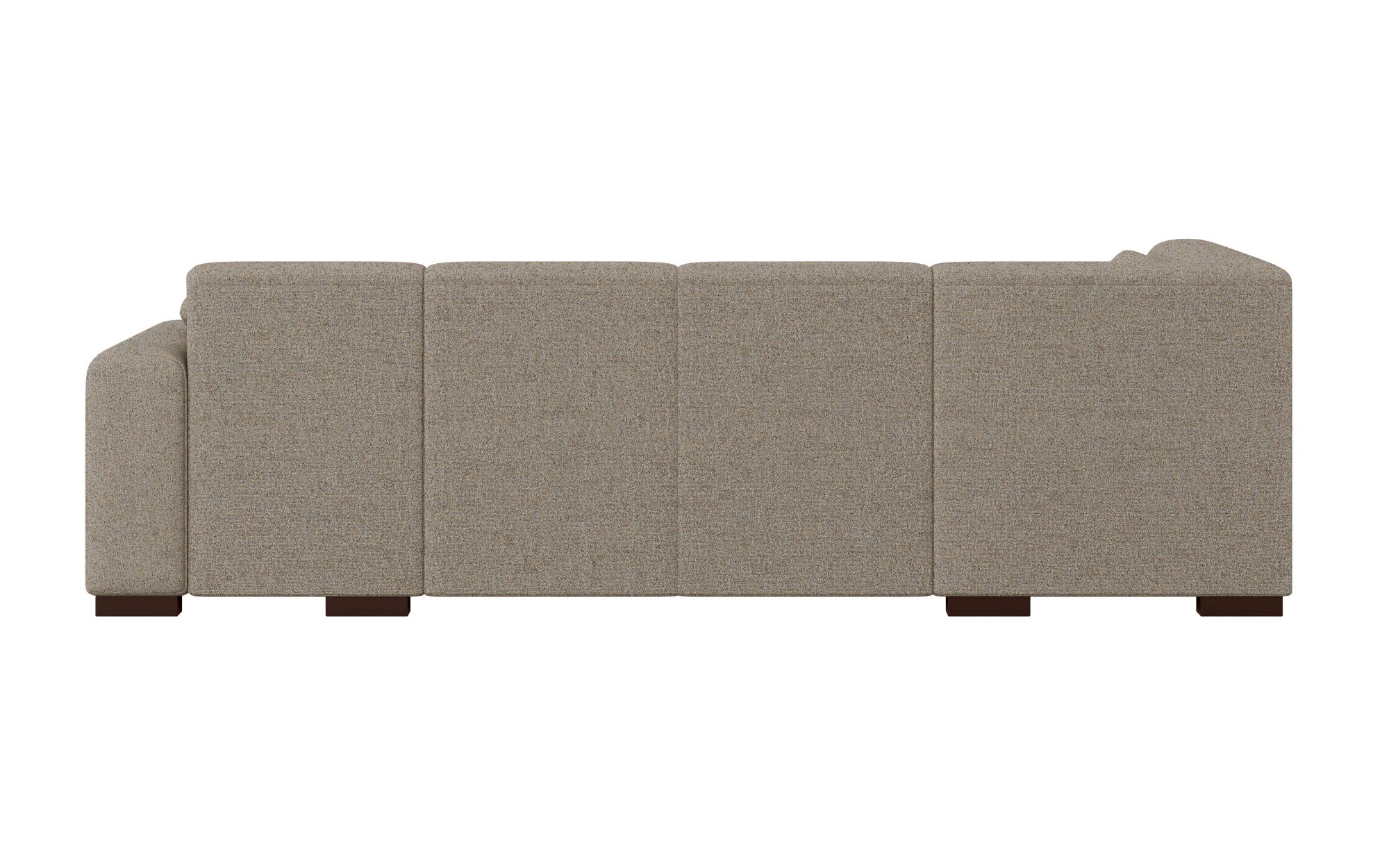 Home affaire Wohnlandschaft »BORNHOLM U-Form mit Recamiere rechts/links, B/T/H: 300/162/85 cm«, U-Form mit Wellenunterfederung, Recamiere rechts oder links bestellbar