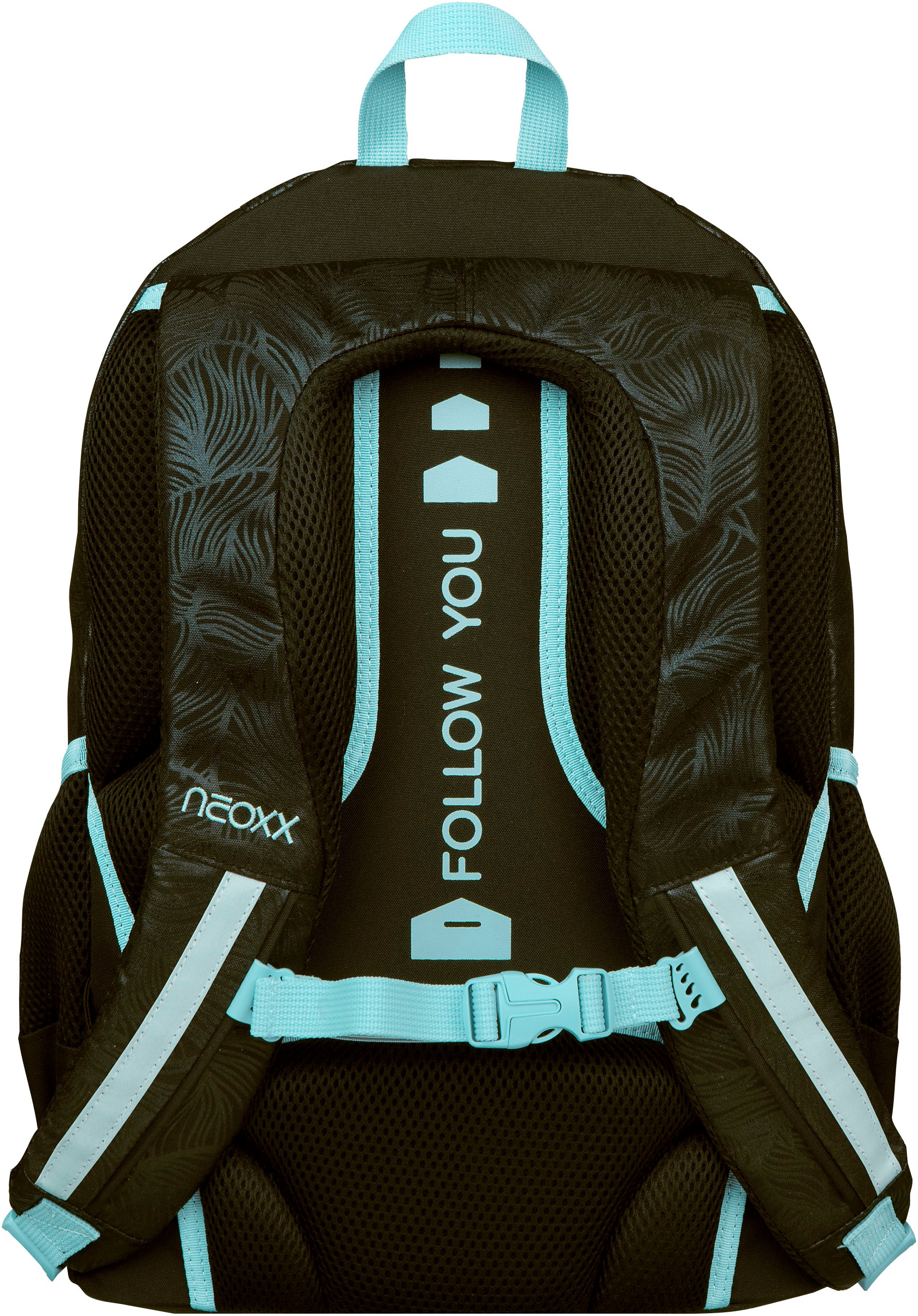 neoxx Schulrucksack »Flow, Queen of Nite«, teilweise aus recyceltem Material