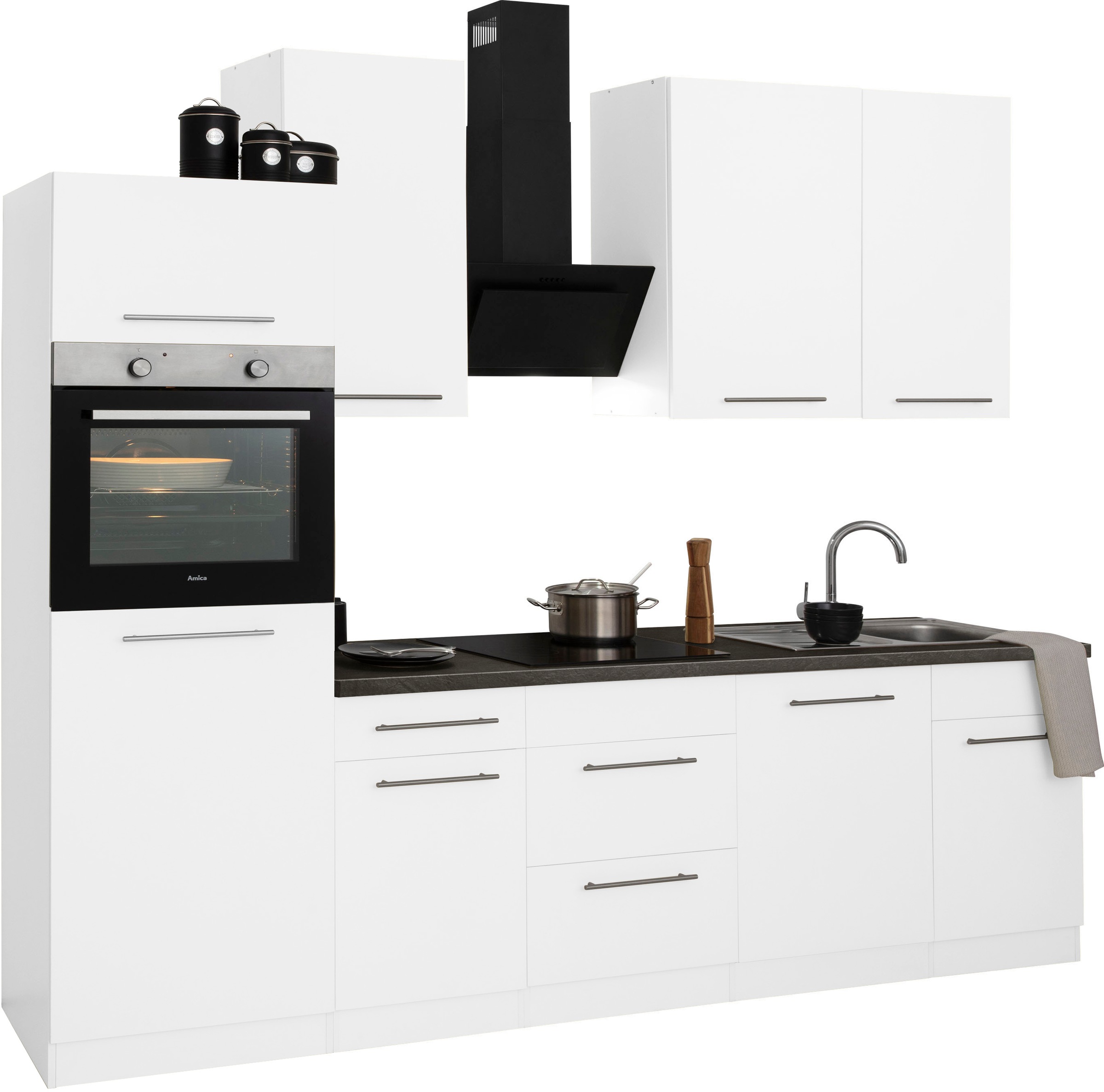 wiho Küchen Küchenzeile »Unna«, ohne E-Geräte, Breite 280 cm auf Raten  kaufen