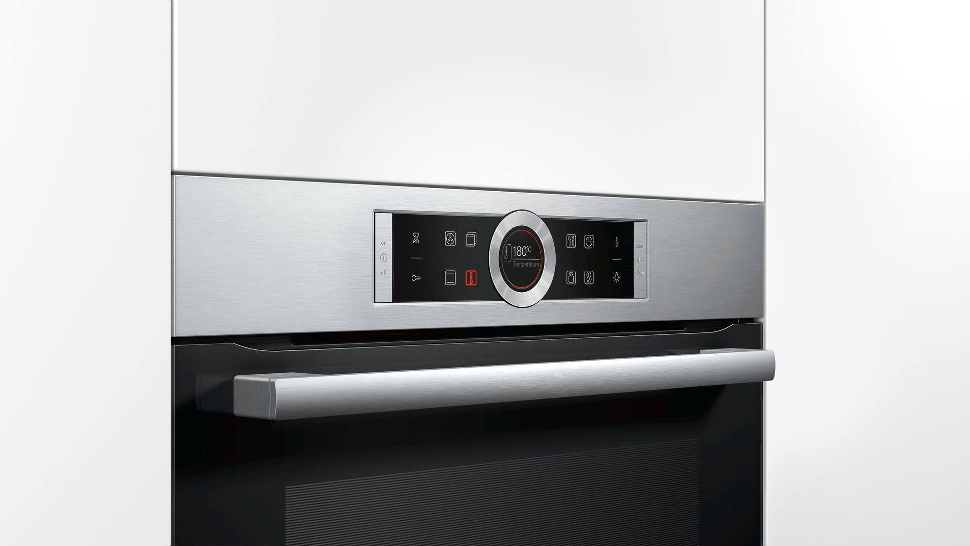 BOSCH Einbaubackofen 8 »CBG635BS3«, mit Teleskopauszug nachrüstbar, ecoClean Direct