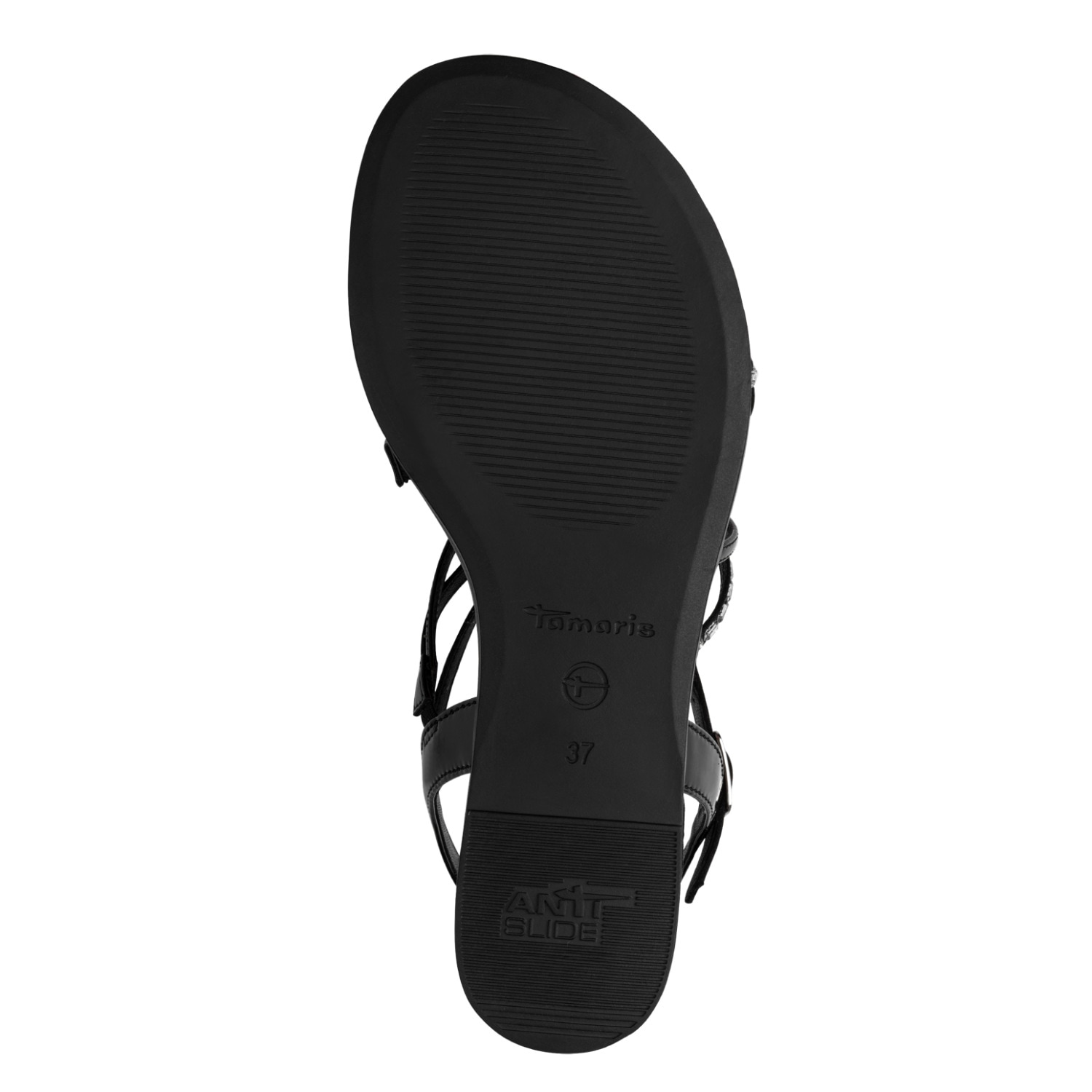 Tamaris Keilsandalette  , Riemchensandale, Sommerschuh mit glitzernden Strasssteinchen