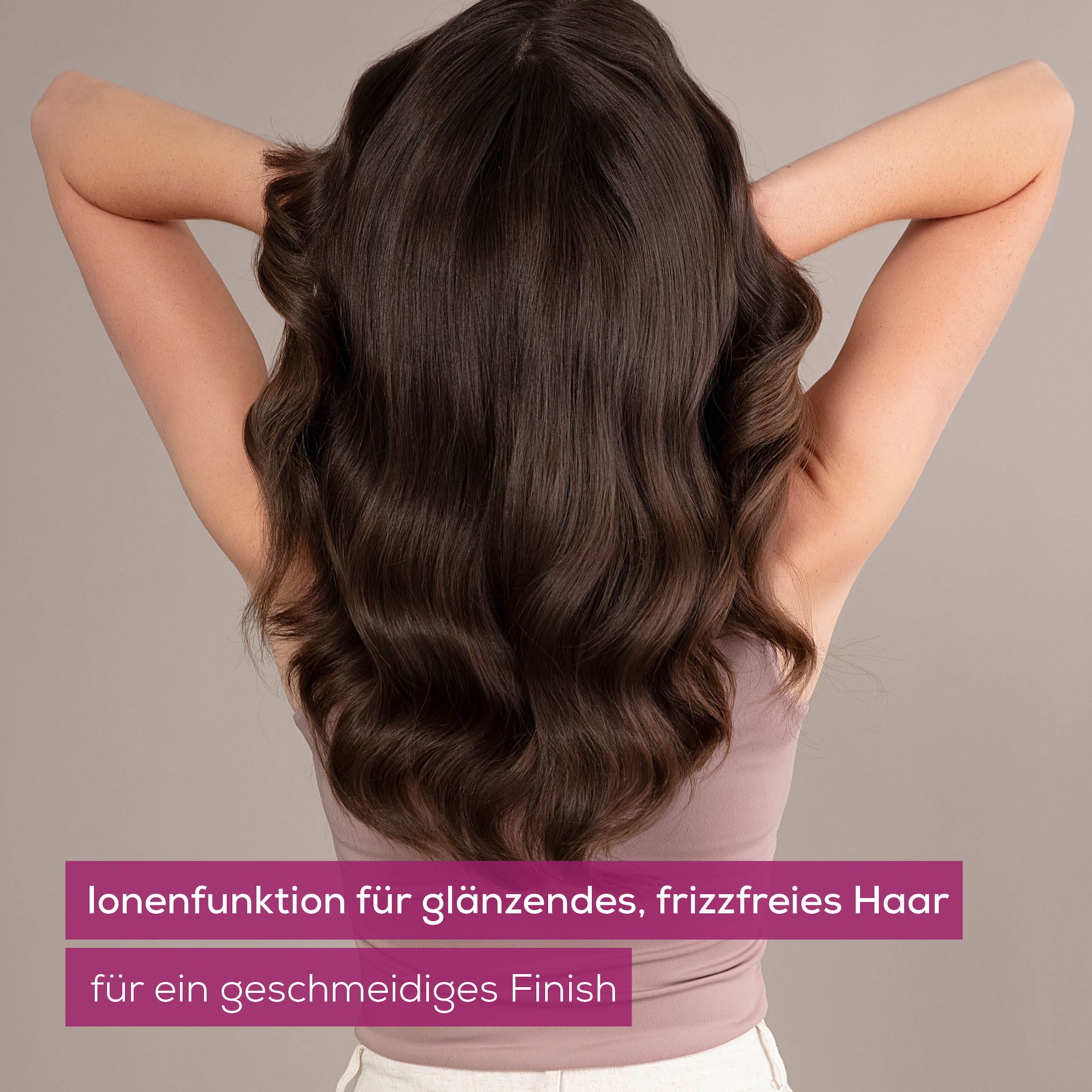 BEURER Warmluftbürste »HT 85 rotierend, mit integrierter Ionenfunktion« 2 Aufsätze Einfaches Styling in Sekunden dank automatischer Rotation