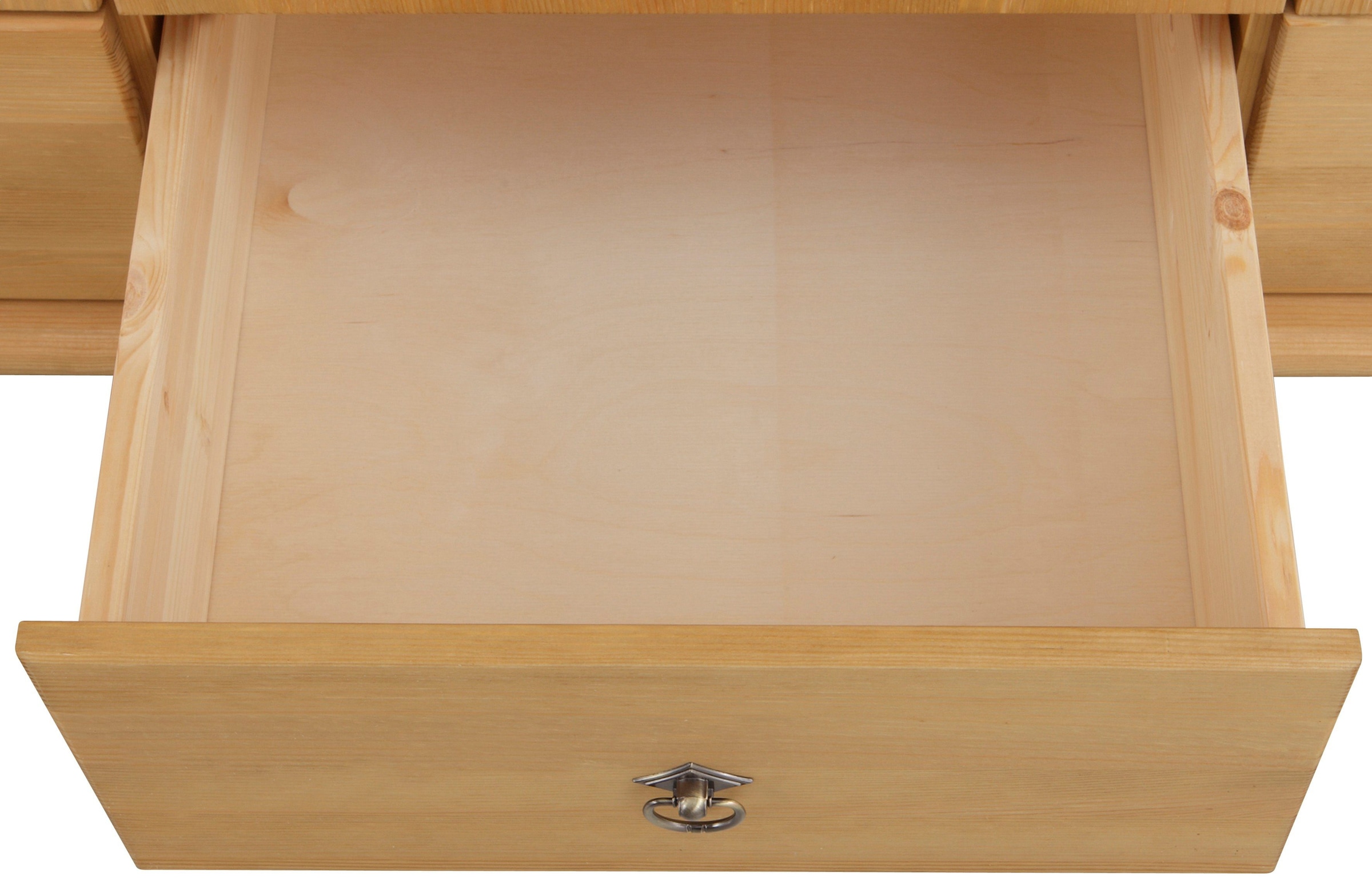 Home affaire Kleiderschrank »Tessin«, (B/H/T ca. 152/191/59 cm), Breite 152 cm, Kiefer massiv, inkl. Spiegel