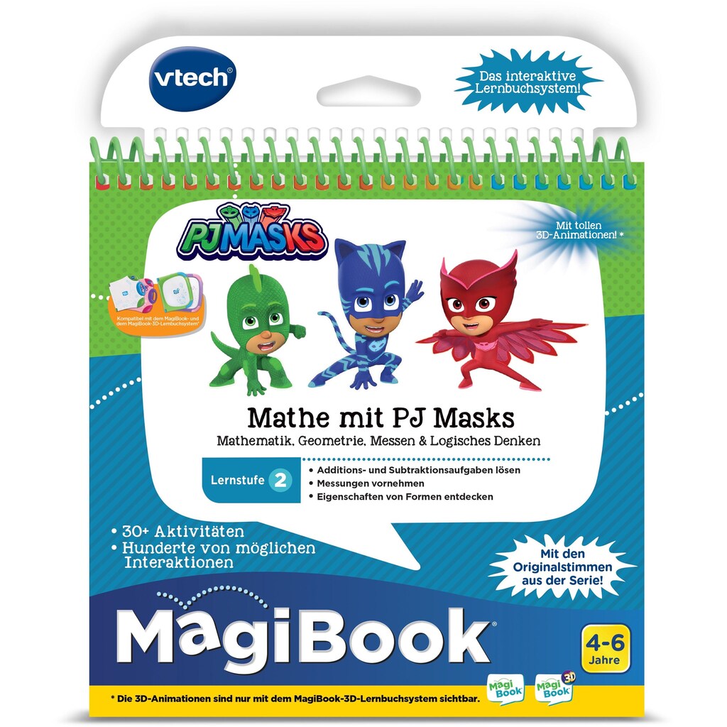 Vtech® Buch »MagiBook Lernstufe 2 - Mathe mit PJ Masks«