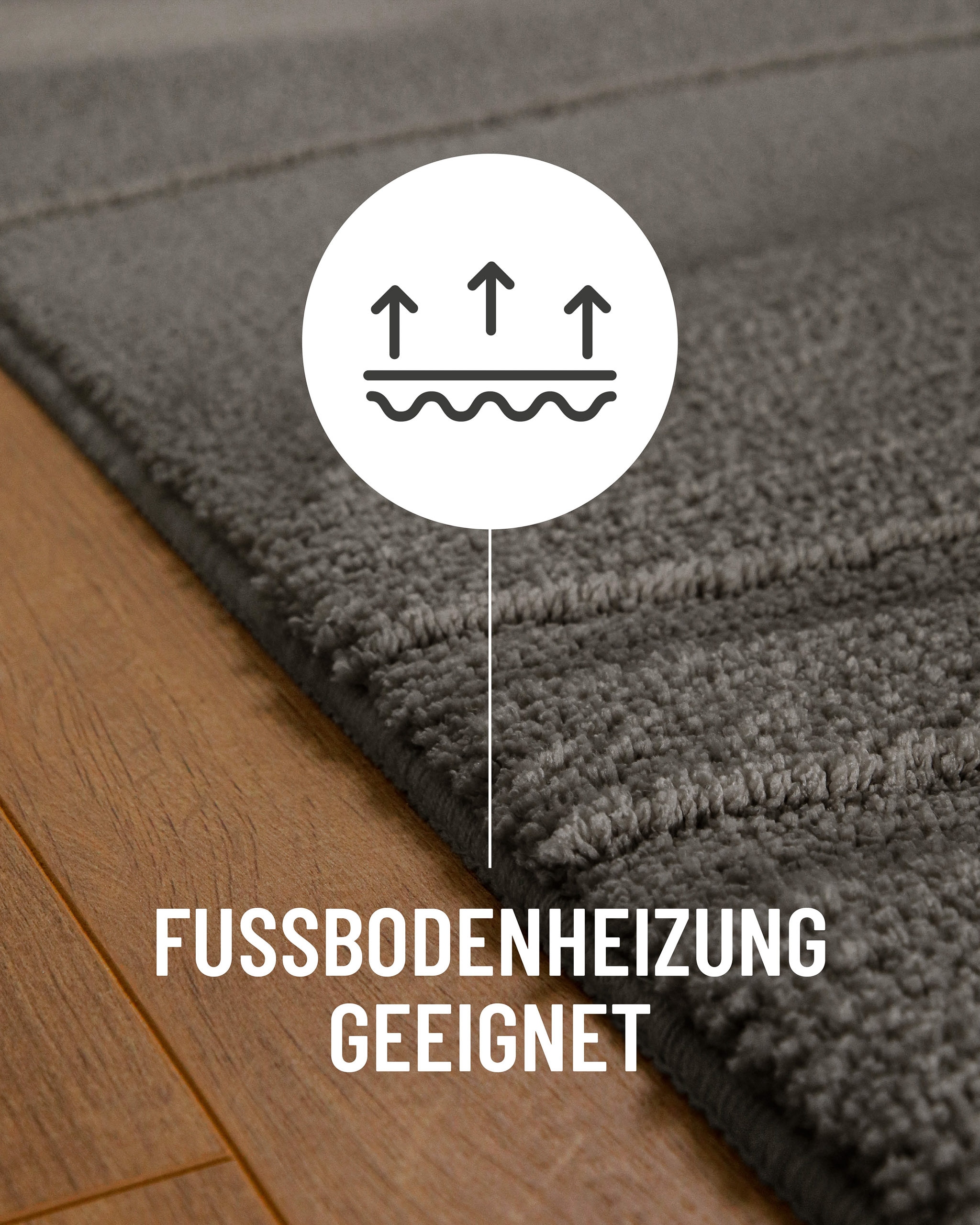 Wecon home Badematte »Marc« Höhe 25 mm rutschhemmend beschichtet schnell trocknend Badteppich, Hoch-Tief-Linien, weich, rutschhemmend, waschbar, getuftet