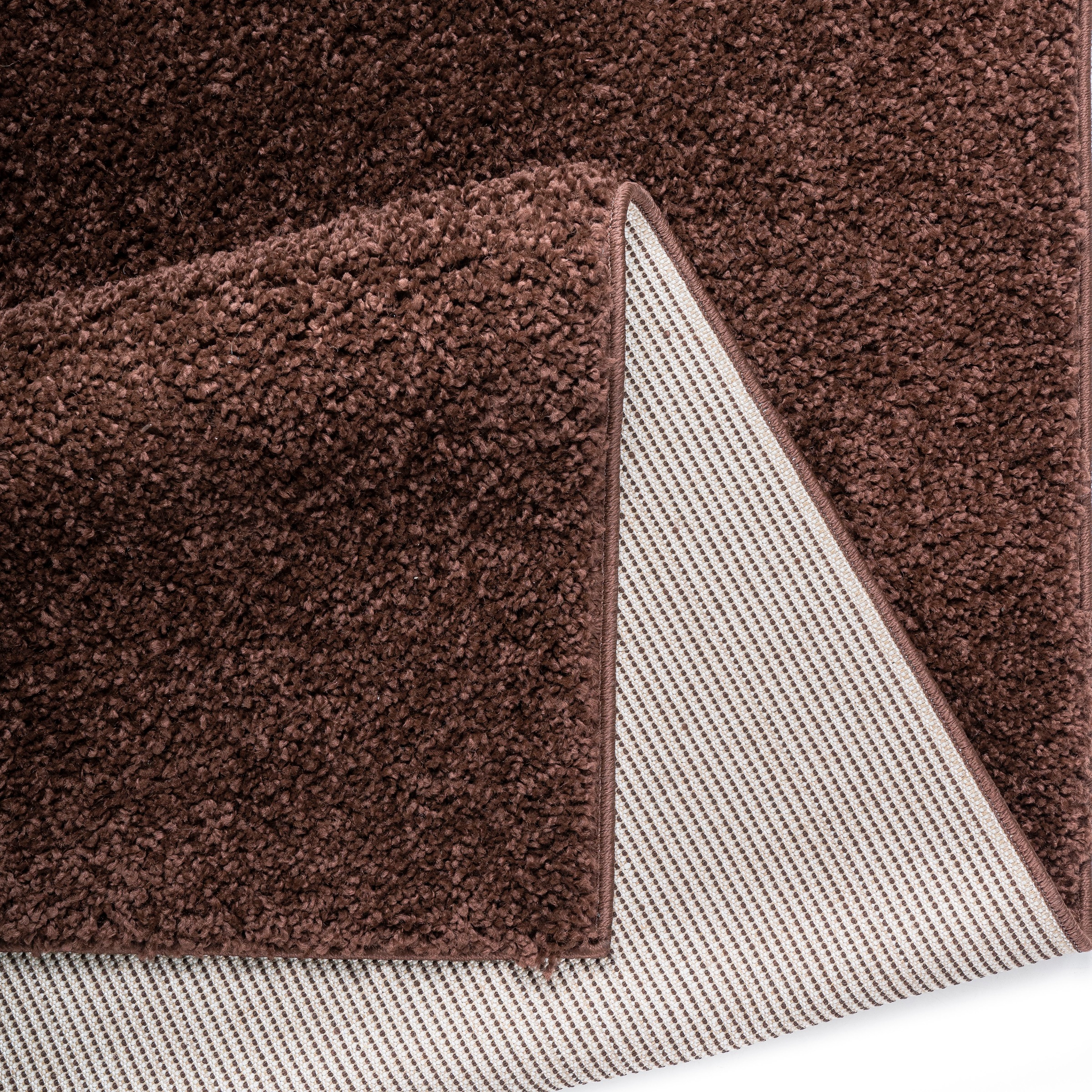 Home affaire Hochflor-Teppich »Viva«, rechteckig, 45 mm Höhe, Uni Farben, einfarbig, besonders weich und kuschelig