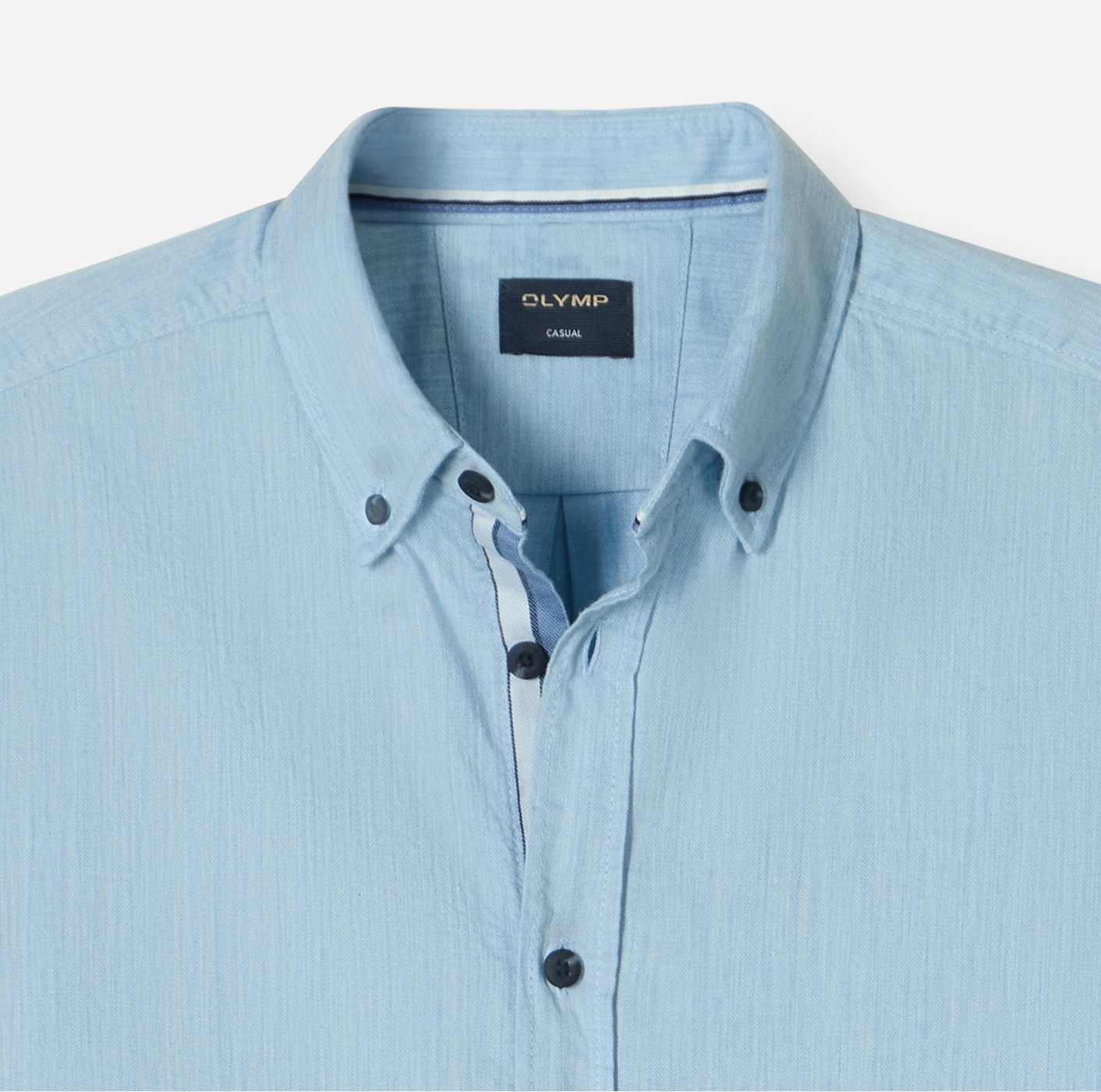 OLYMP Langarmhemd , Regular Fit, Businesshemd, Button-down-Kragen, Feincord
