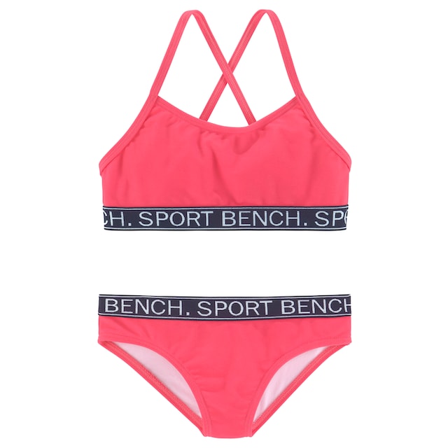 Bench. Bustier-Bikini »Yva Kids«, in sportlichem Design und Farben bei
