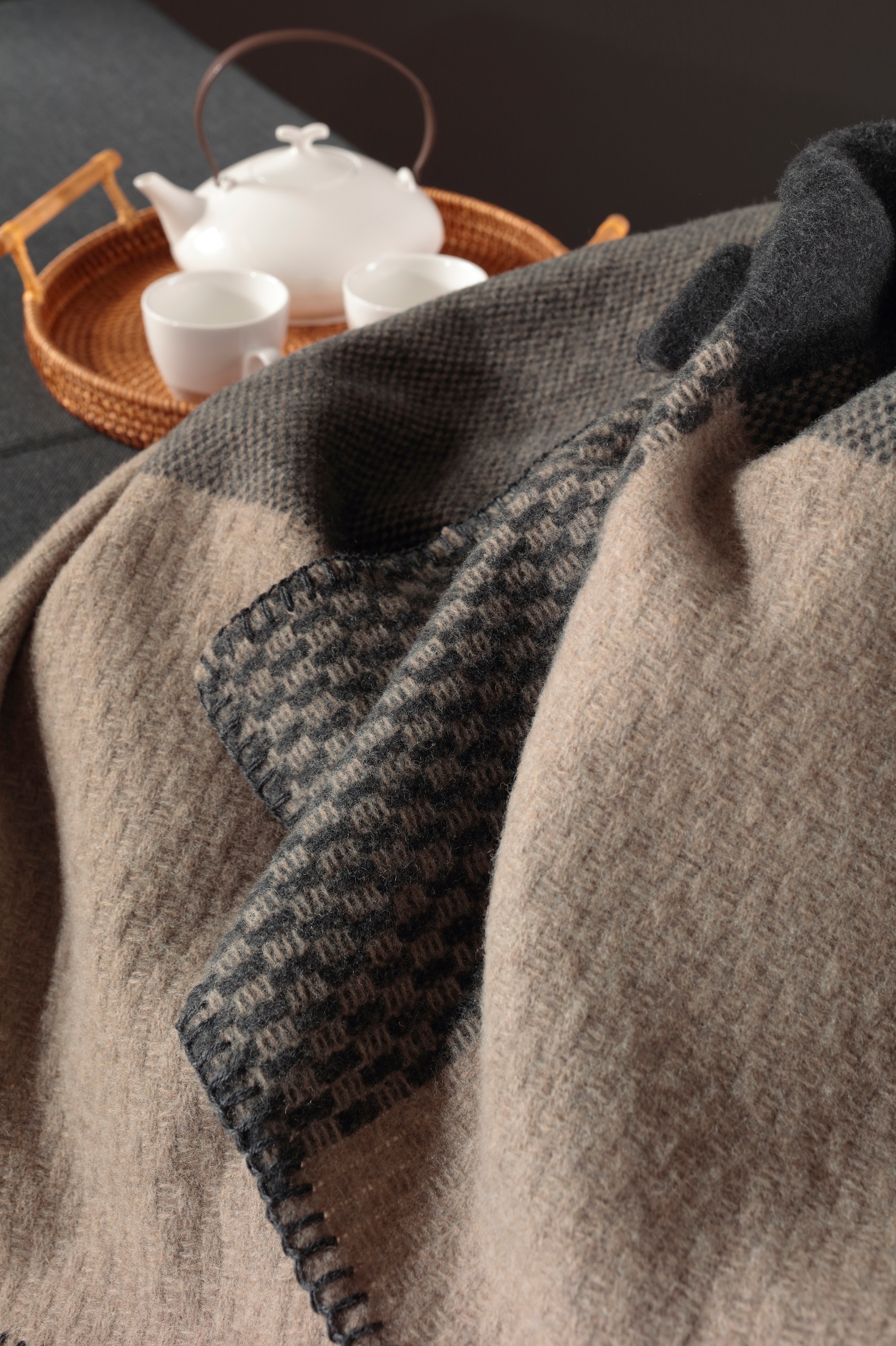 Biederlack Wolldecke »Wolldecke Merino« mit 100% Merinowolle