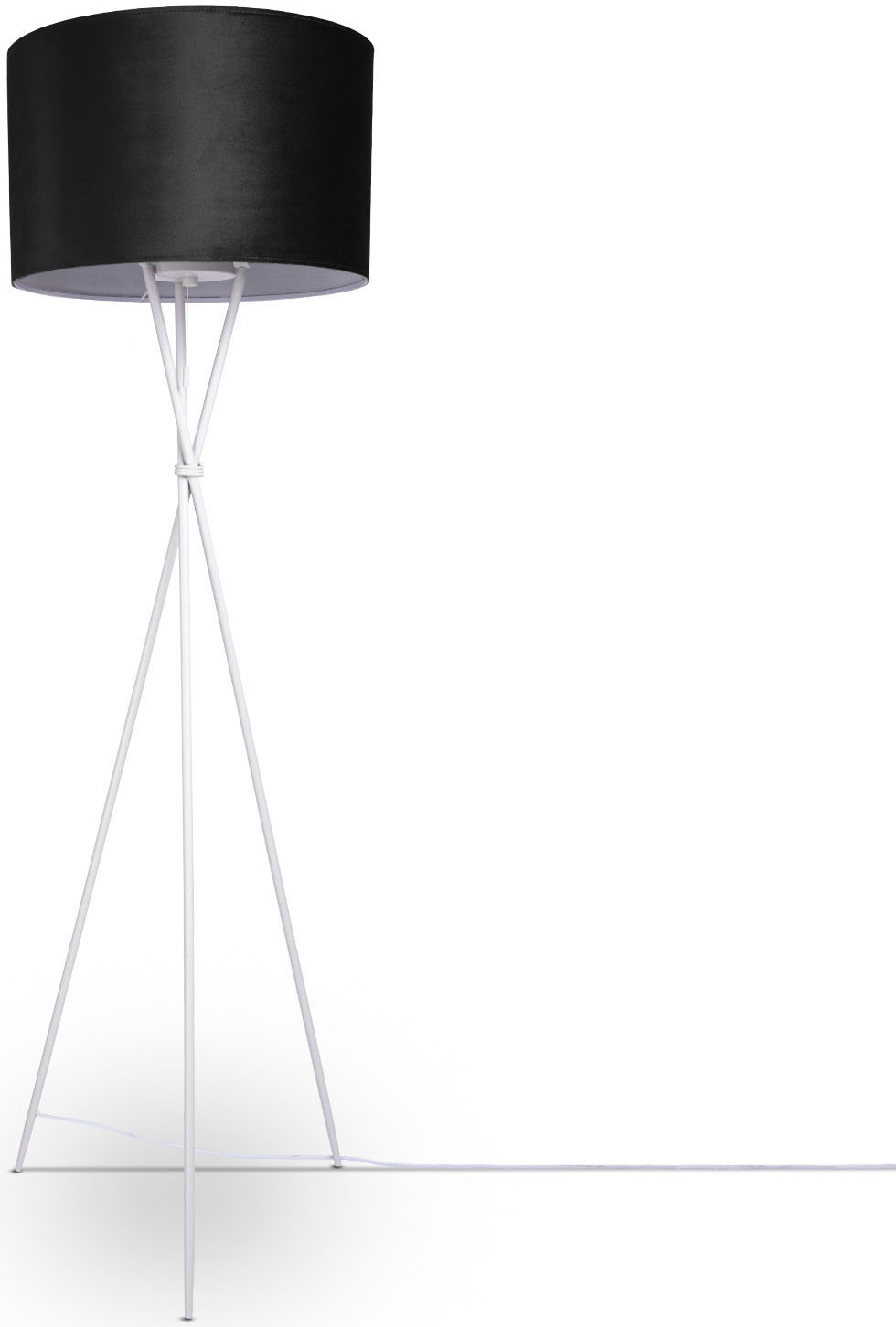 Paco Home Stehlampe kaufen | XXL 3 Dreibein Filigran Jahren mit uni Velour E27 online Höhe »Kate Wohnzimmer Garantie Color«, 177,5cm Standleuchte