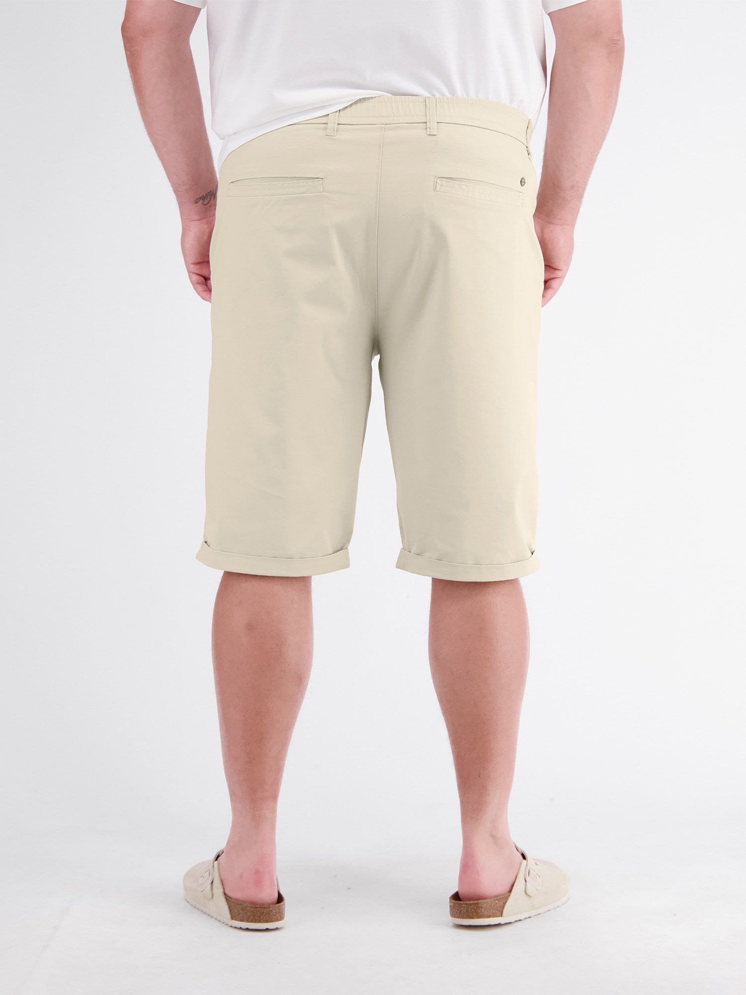 LERROS Chinoshorts »Kurze Chino aus Baumwollmix in großen Größen«
