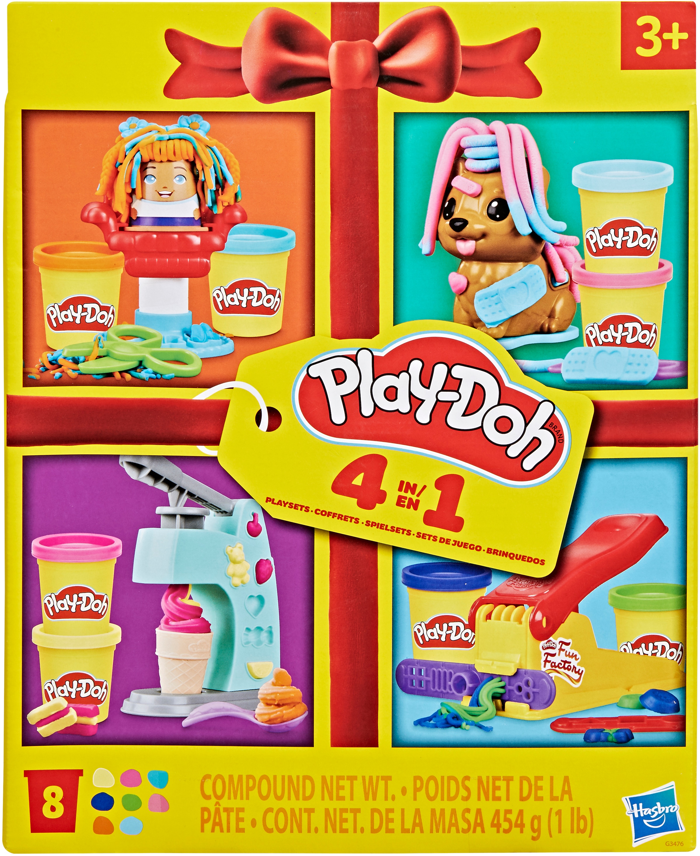 Hasbro Knetform-Set »Play-Doh 4-in-1 Spielsets«