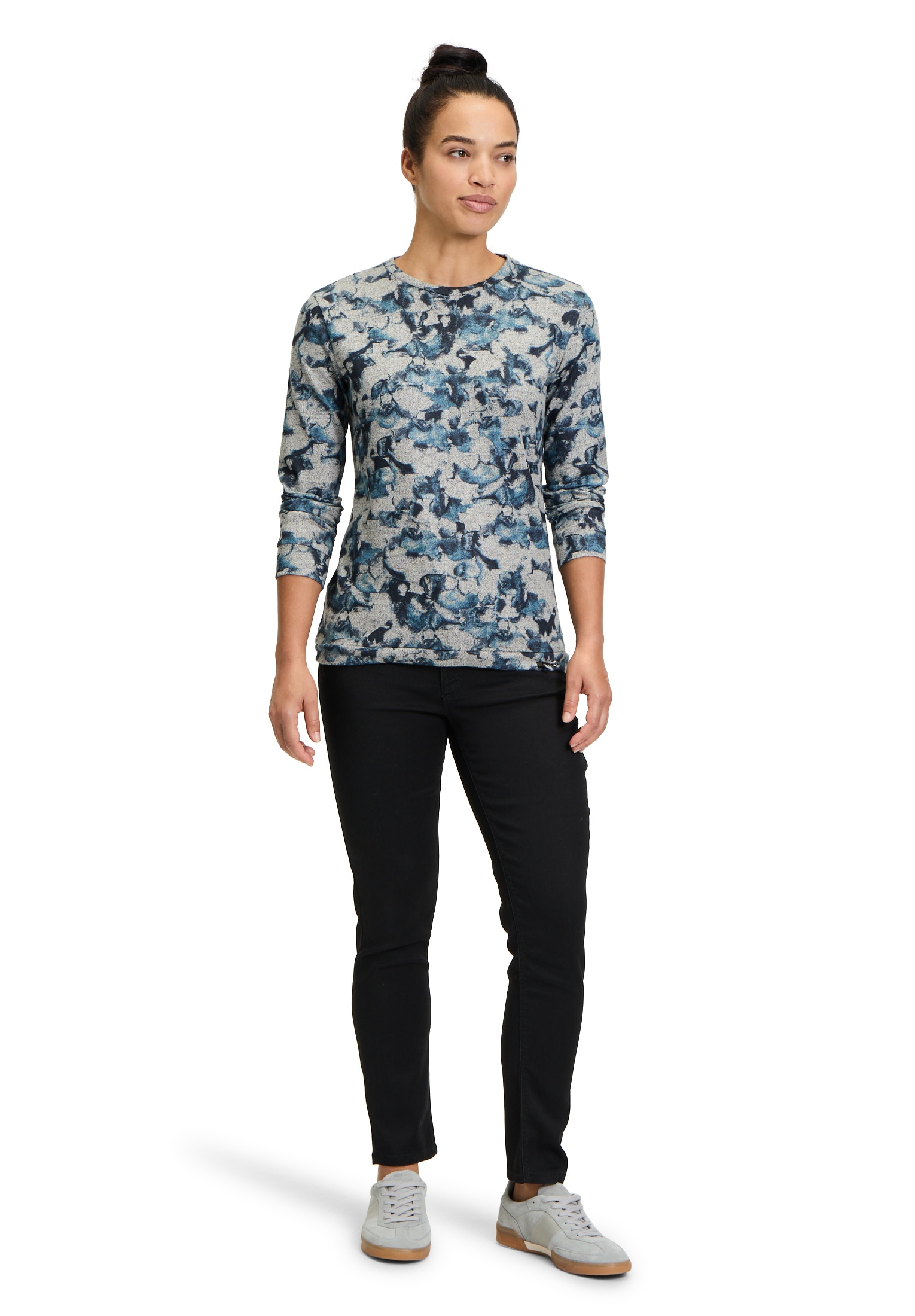 Betty&Co Langarmshirt »Casual-Shirt mit Tunnelzug«