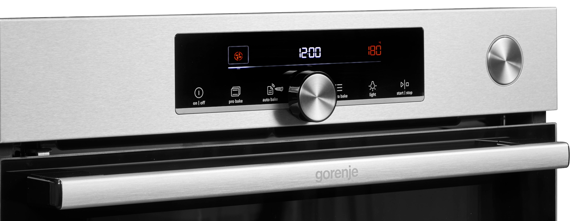GORENJE Backofen  »BPSA6747A08XWI«, Pyrolyse, 2fach Teleskopauszug, Wassertank für Dampf, AirFry-Funktion