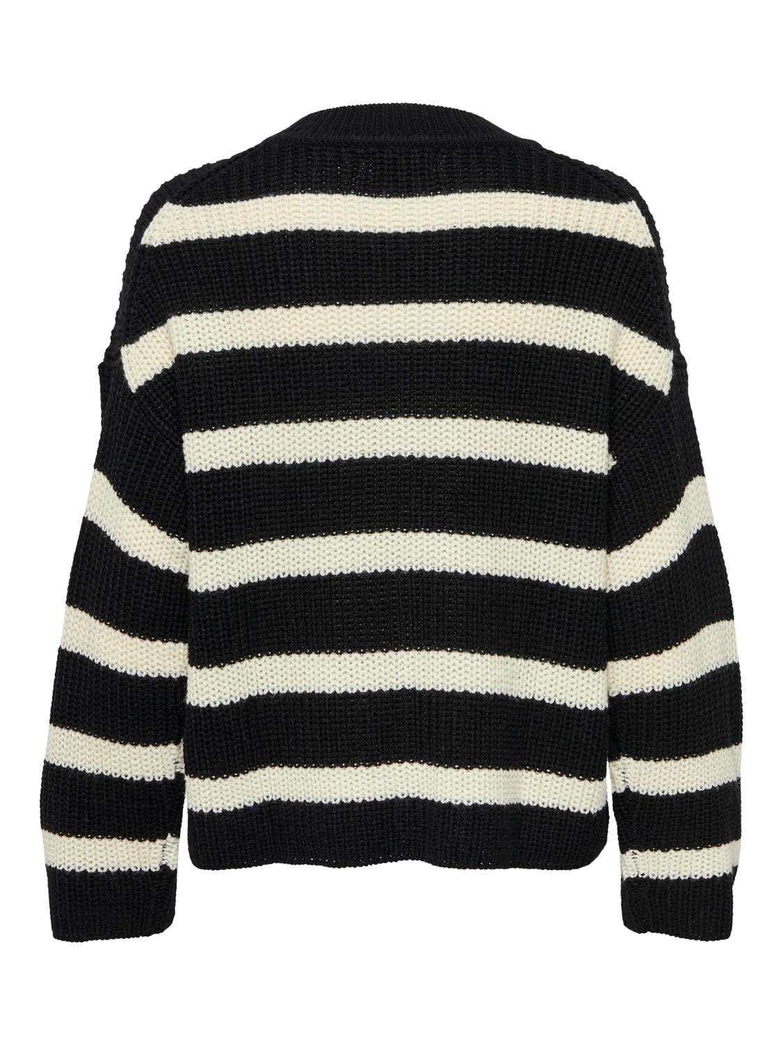 JDY Strickpullover »JDYJUSTY L/S STRIPE PULLOVER KNT NOOS«