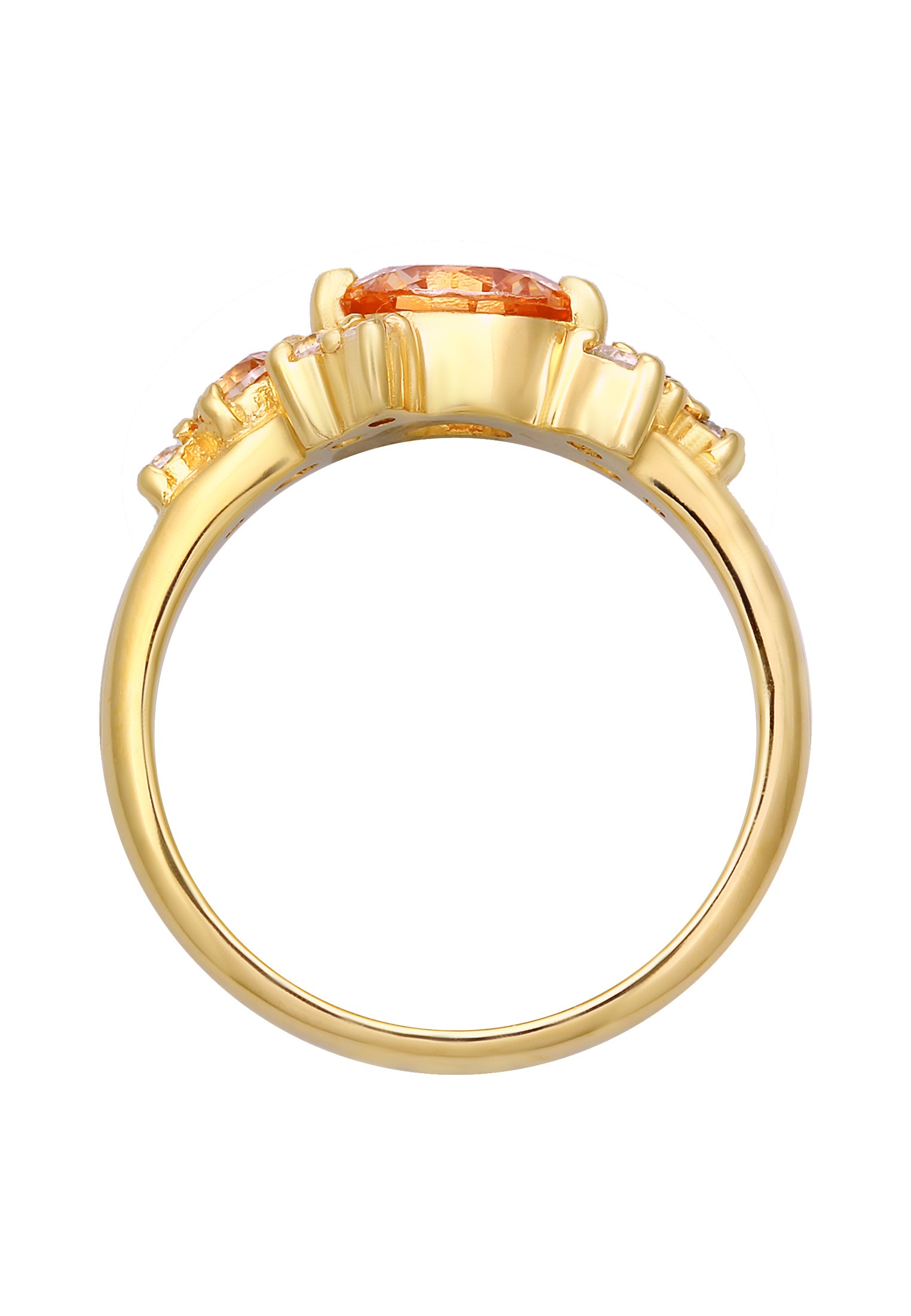 Elli Premium Silberring »Ring Cocktail Statement Zirkonia 925 Silber«
