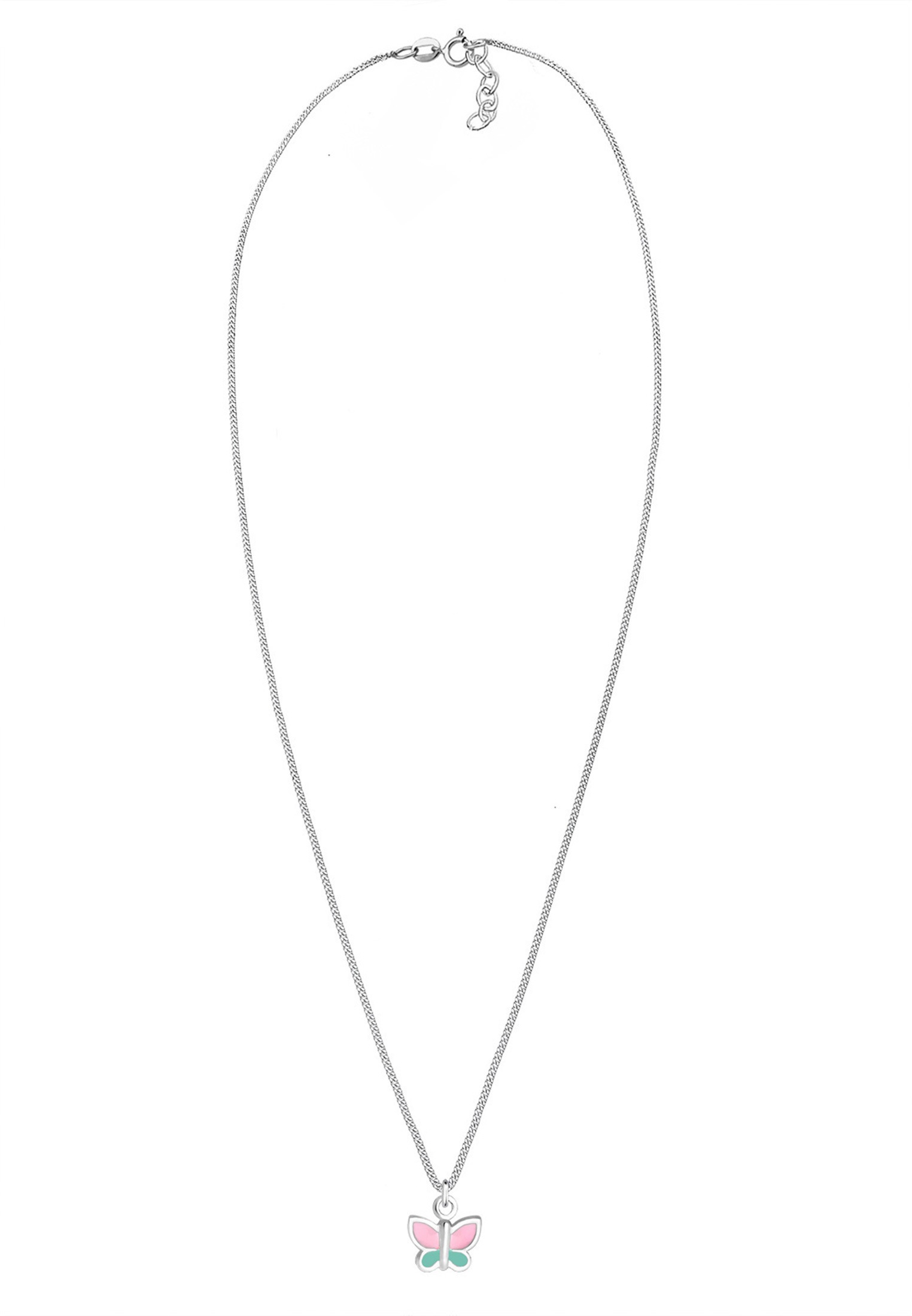 Elli Silberkette »Halskette Kinder Schmetterling 925 Sterling Silber«