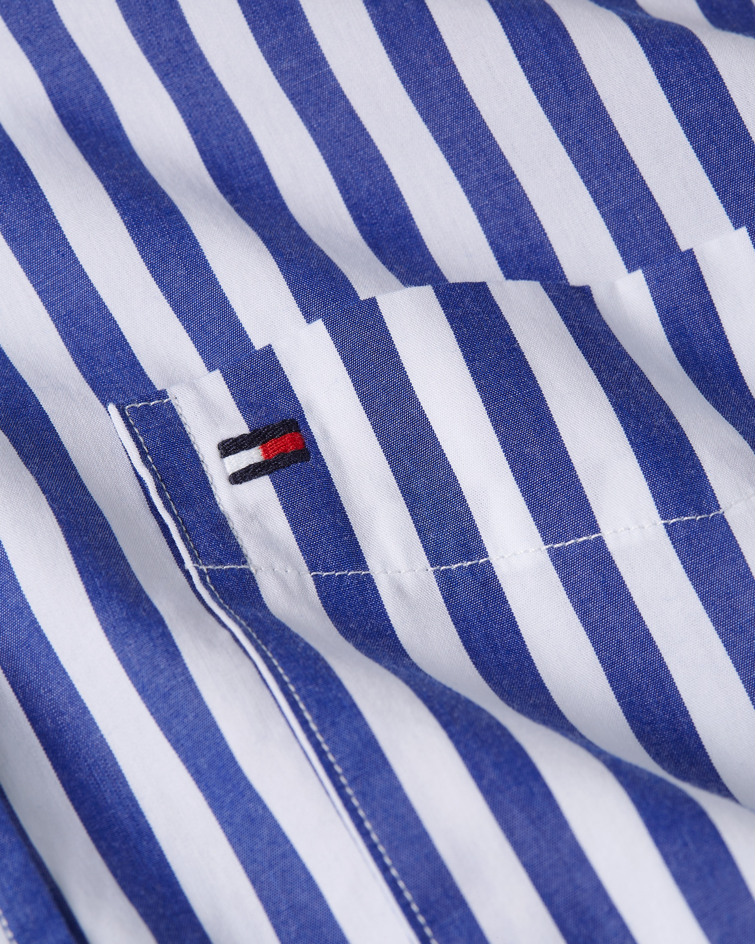 Tommy Hilfiger Langarmhemd »FLEX POPLIN BOLD STRIPE SHIRT«