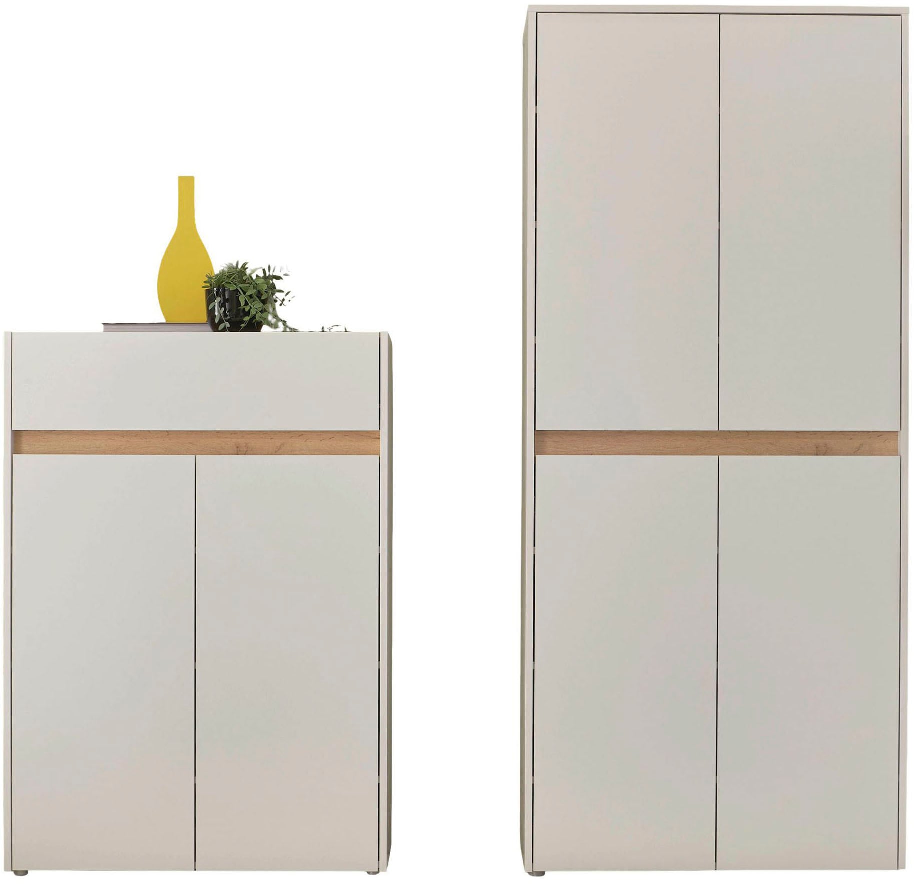 INOSIGN Garderoben-Set »City/Giron, moderne Garderobe, viel Stauraum, ca. 48 Schuhe« Set, 2 Stk. tlg.