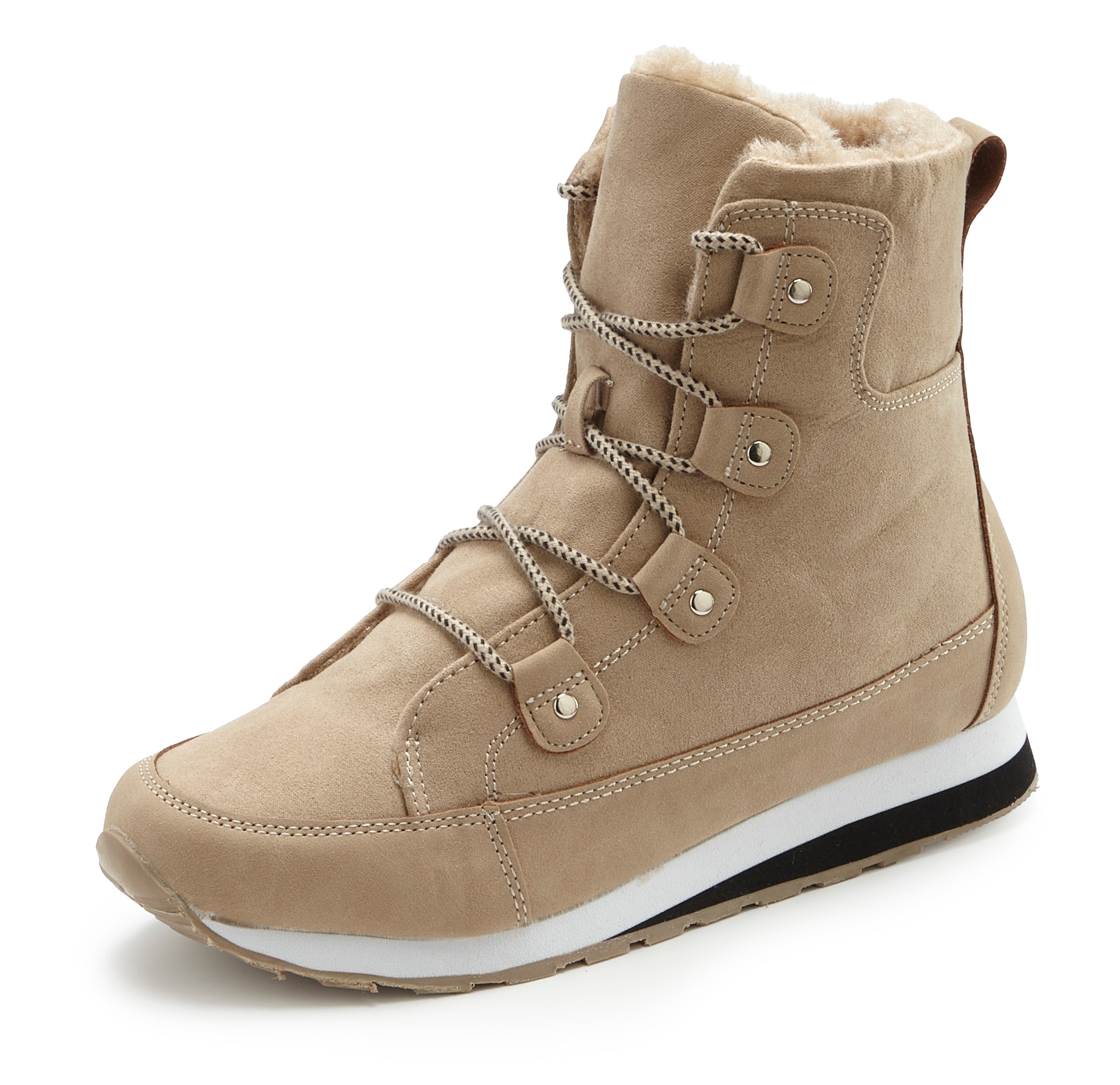 Vivance Stiefelette »Winterstiefel, Stiefel, Boots, Outdoorboots,«  mit Warmfutter und leichter Profilsohle VEGAN