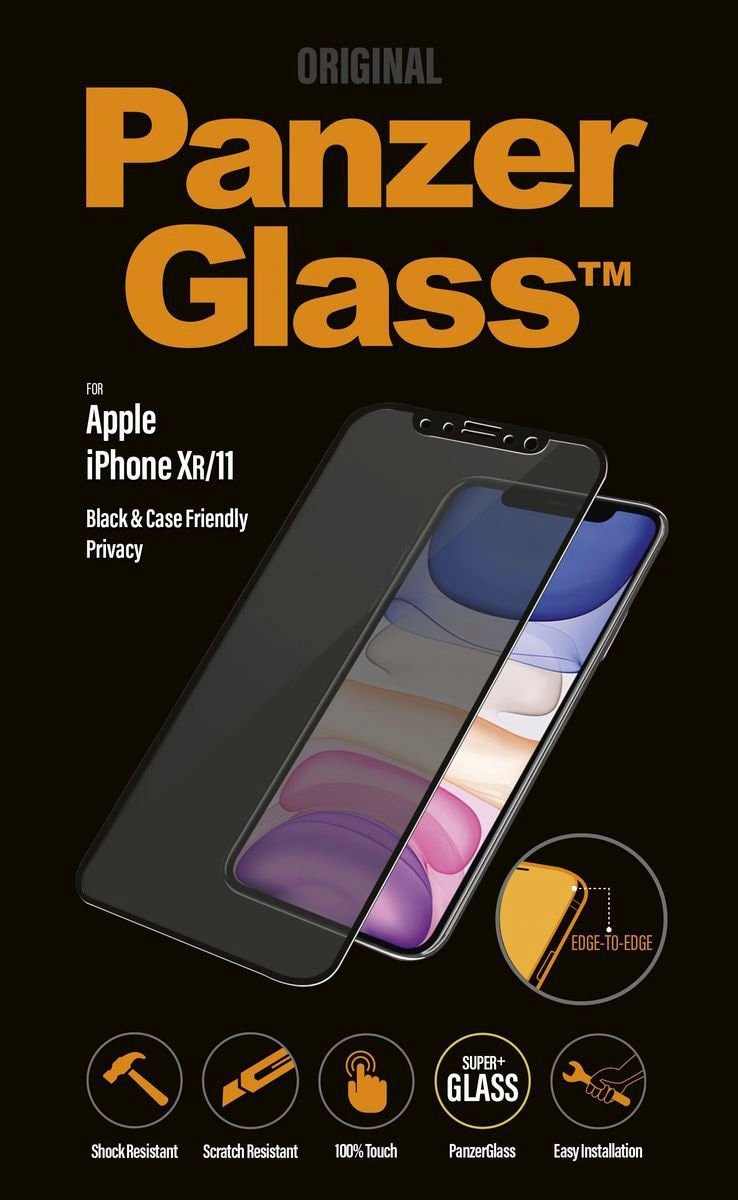 PanzerGlass Displayschutzglas »Privacy Case Friendly Apple iPhone XR/11«, für Apple iPhone XR/11