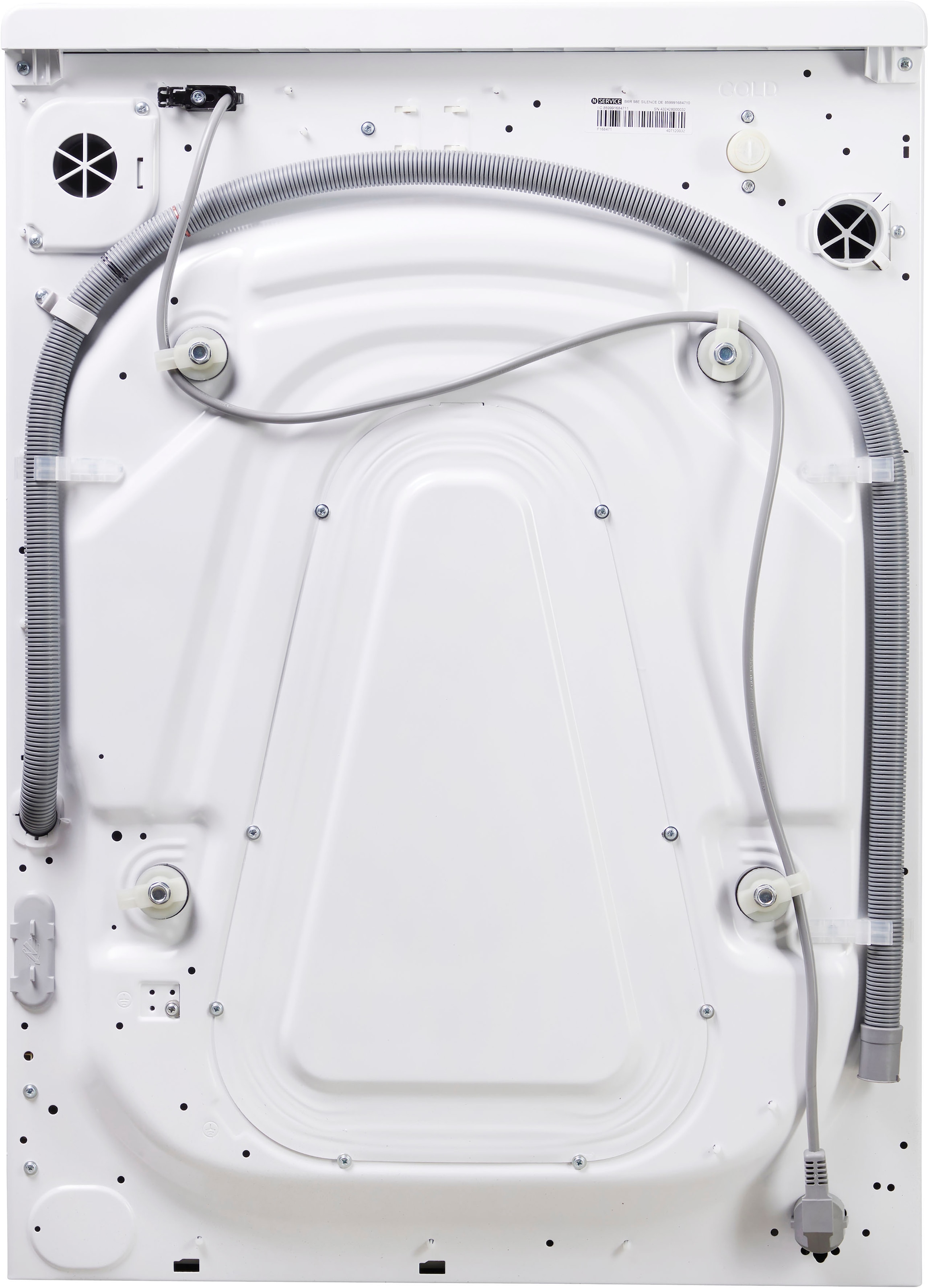 BAUKNECHT Waschmaschine »B6R 98E SILENCE DE«, 9 kg, 1400 U/min, Dampfprogramm, besonders leise, Vollwasserschutz