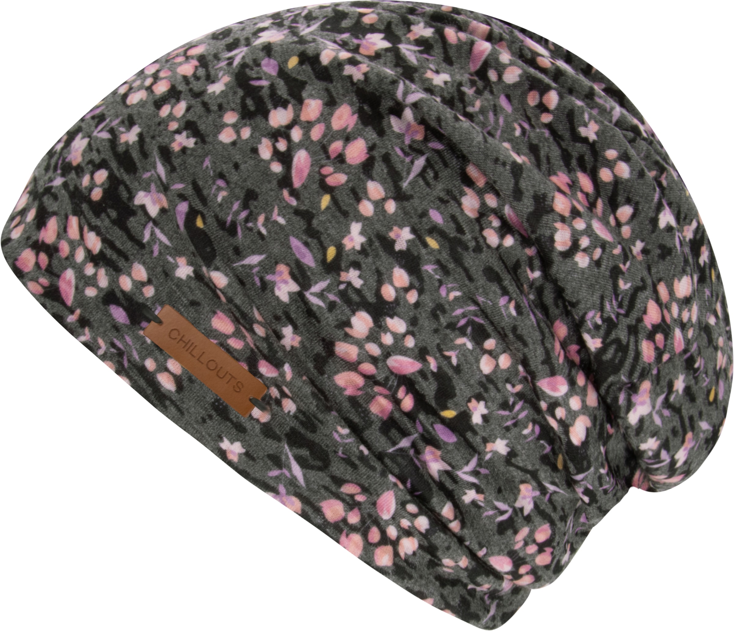 chillouts Beanie »Linz Hat« Feminine Beanie mit verspieltem Blütenprint