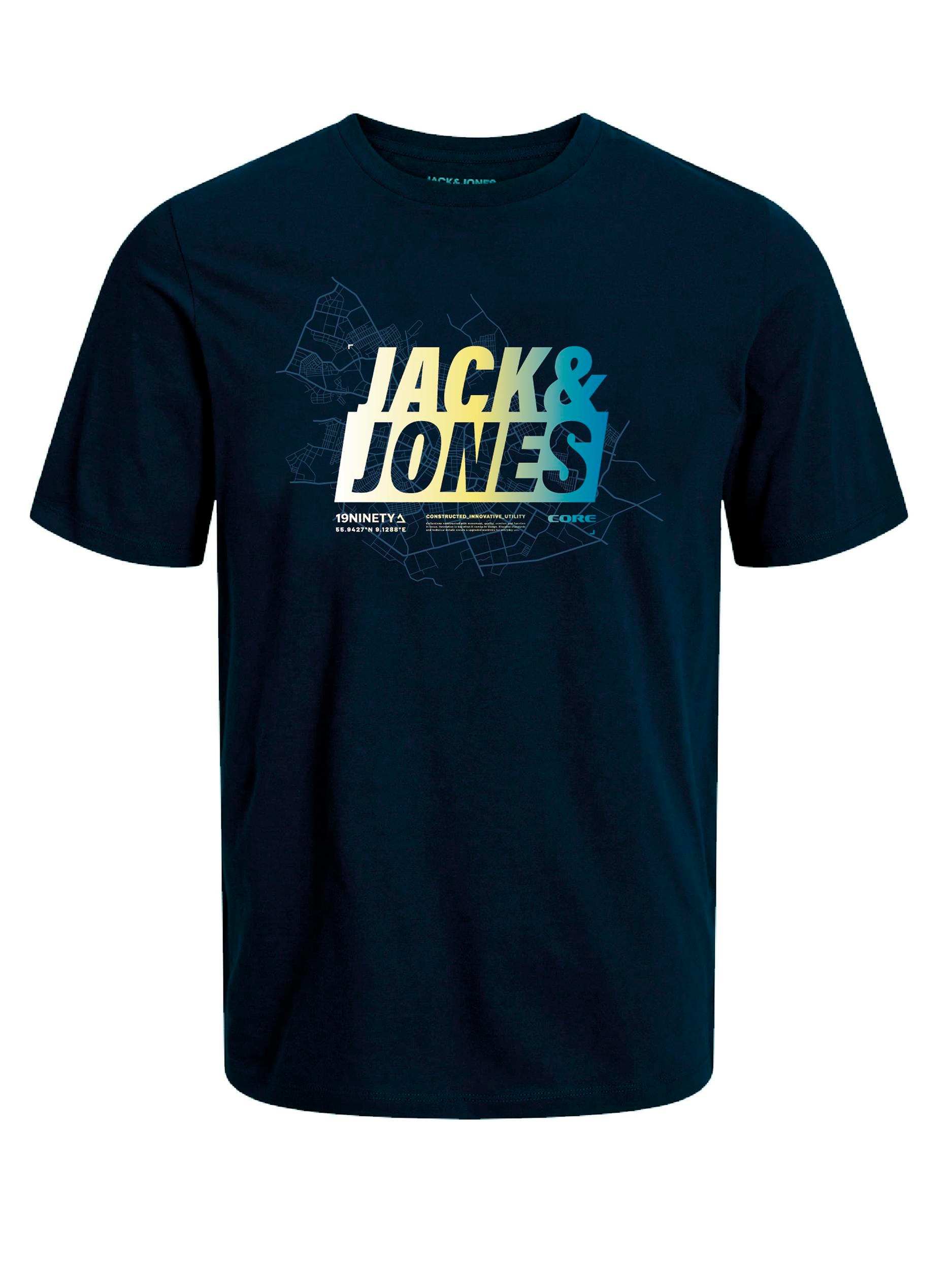 Jack & Jones T-Shirt »JCOMAP SUMMER LOGO TEE SS CREW NECK SN«